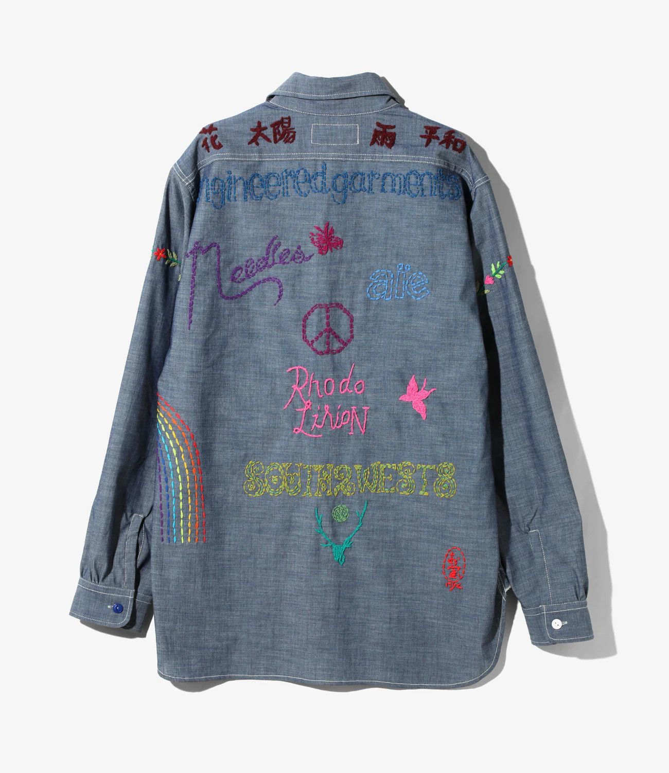 Needles NEPENTHES X OTAKARA NYC - Work Shirt - Chambray NEEDLES Size US M / EU 48-50 / 2 - 4 Thumbnail