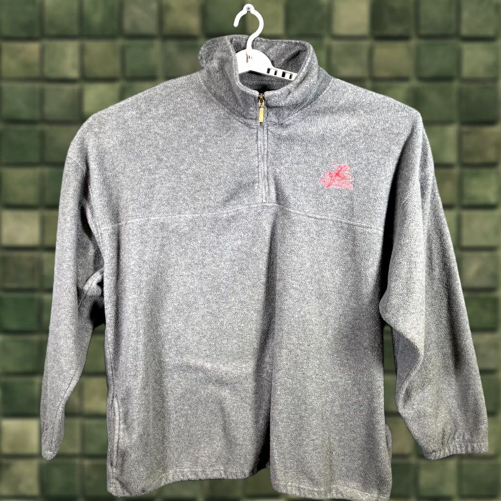 Vintage CH Outerwear Jacket Men's 3XL Gray Fleece 1/4 Zip Las Vegas Embroidered Travel Jacket Size US XXL / EU 58 / 5 - 1 Thumbnail