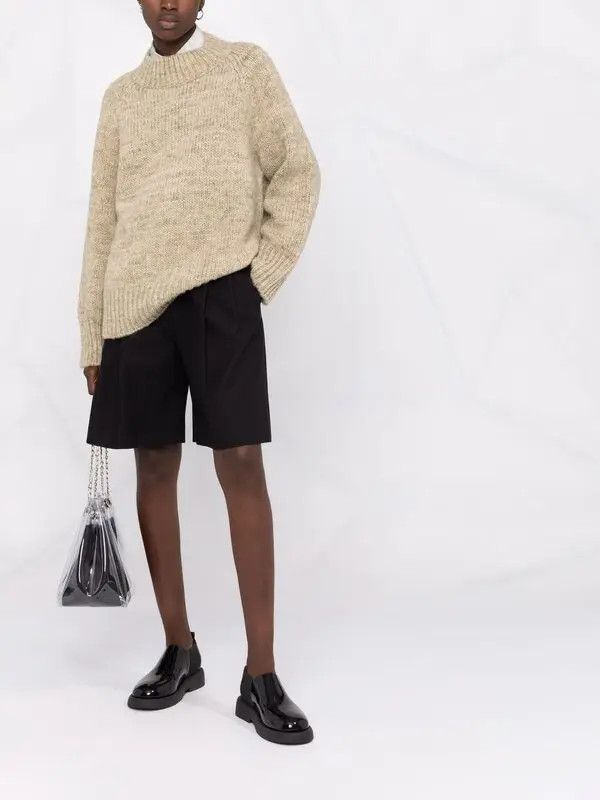 Maison Margiela o1y0625 Mock Neck Sweater in Beige Size M / US 6-8 / IT 42-44 - 5 Thumbnail