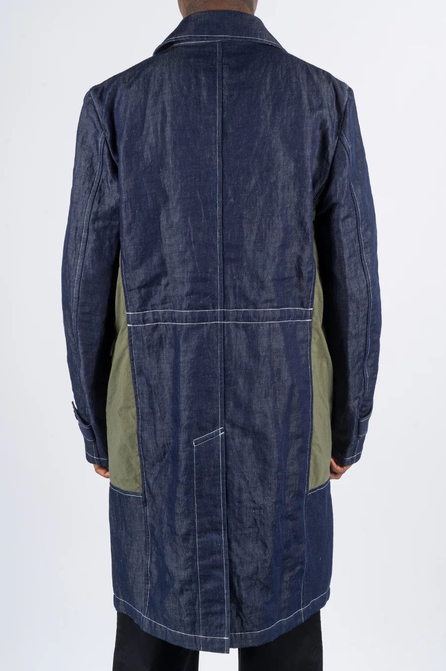 Junya Watanabe SS20 Nylon Denim Coat Size US L / EU 52-54 / 3 - 5 Thumbnail