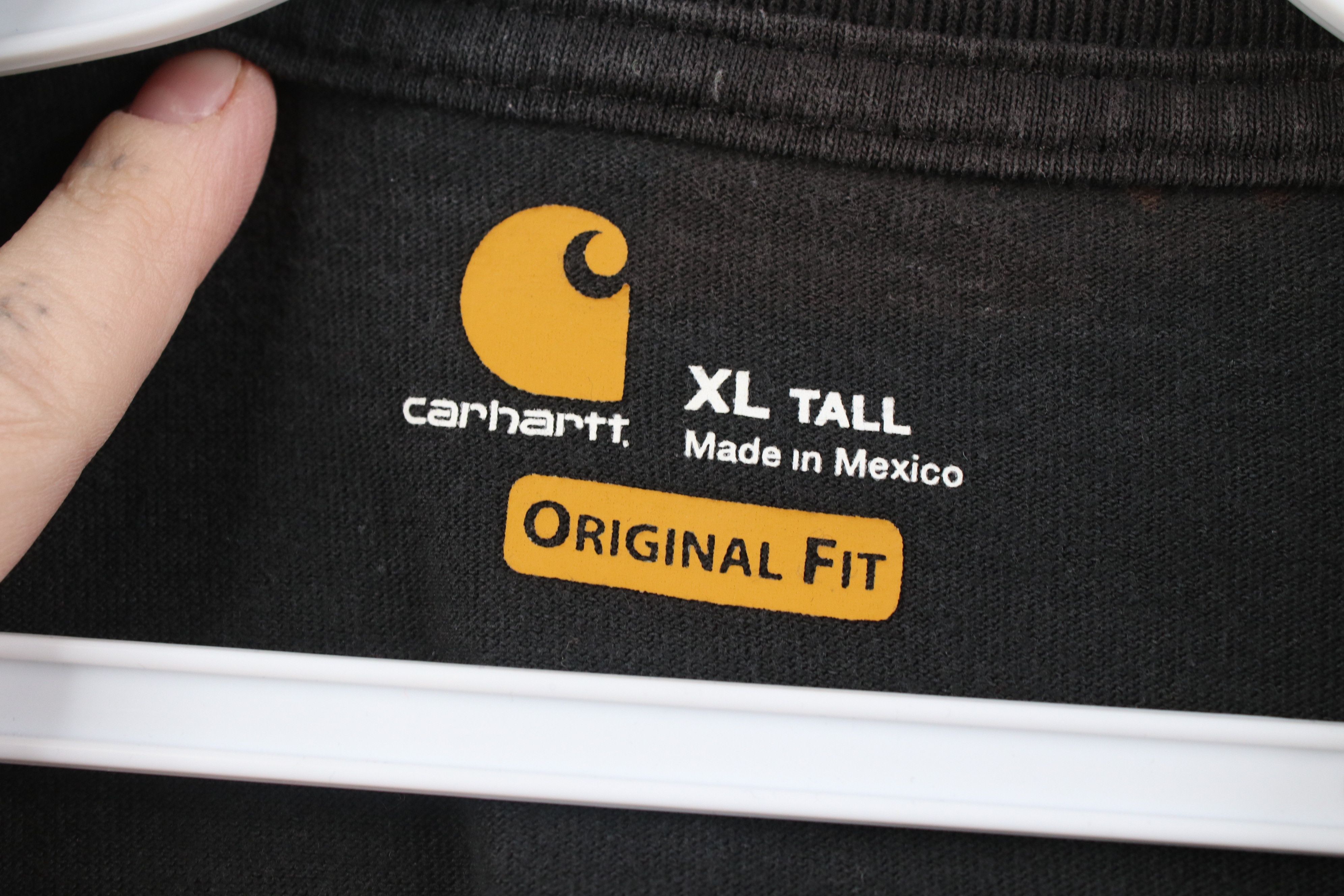 Carhartt Vintage Y2K Carhartt Heavyweight Pocket T-Shirt Black Cotton Size US XL / EU 56 / 4 - 9 Thumbnail