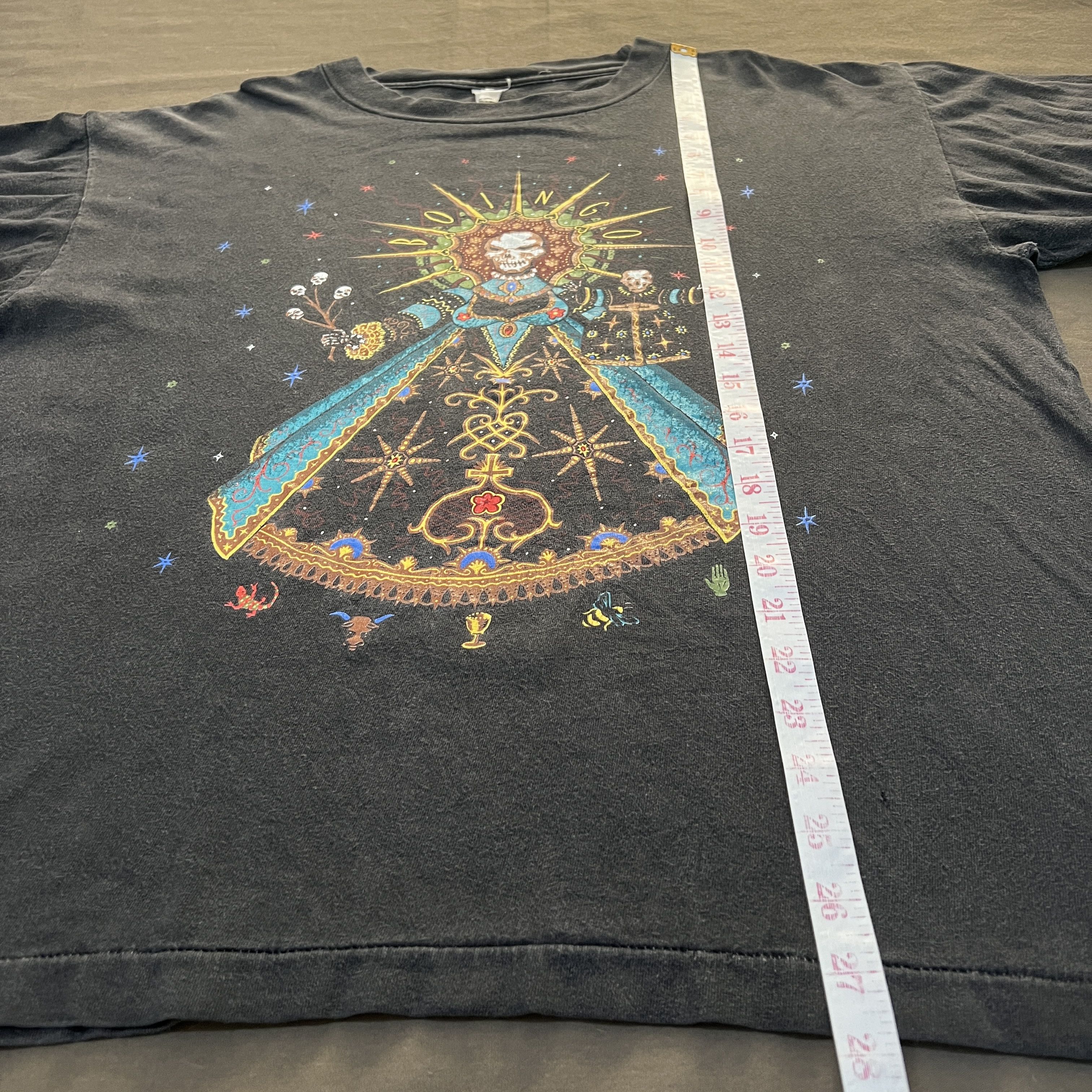 Band Tees × Seditionaries × Vintage Vintage 1990 Oingo Boingo Dia De Los Muertos Tee Faded XL Size US XL / EU 56 / 4 - 10 Thumbnail