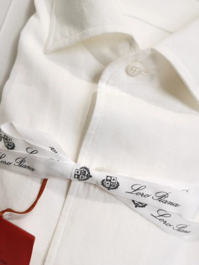 Loro Piana LORO PIANA Men's linen shirt Size US M / EU 48-50 / 2 - 5 Thumbnail