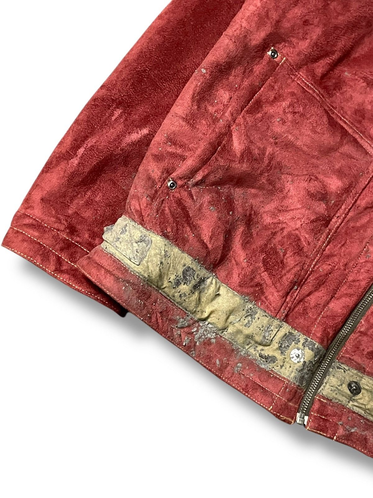 Japanese Brand × Vintage Comming Man Brand Leather Suede Jacket (70) Size US L / EU 52-54 / 3 - 5 Thumbnail
