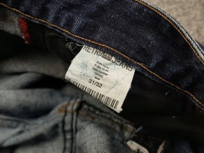 Japanese Brand Vintage 90's Retro Japanese Selvedge Distressed Denim Jeans Size US 31 - 8 Thumbnail