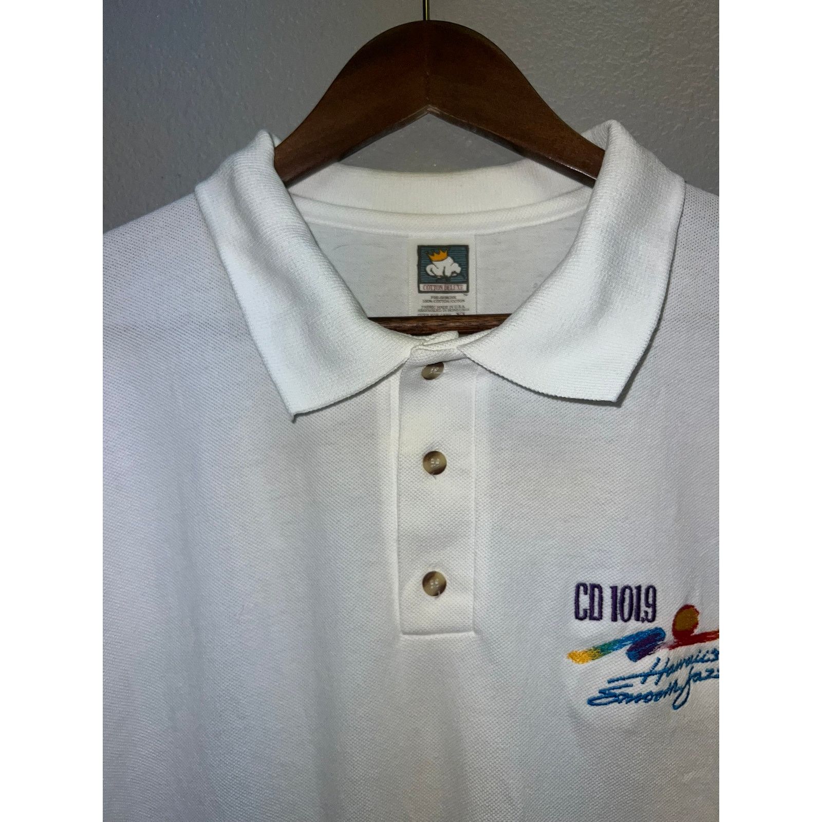 Anvil Vintage Hawaii Jazz Shirt Polo CD 101.9 Smooth Jazz Radio XL Size US XL / EU 56 / 4 - 4 Thumbnail