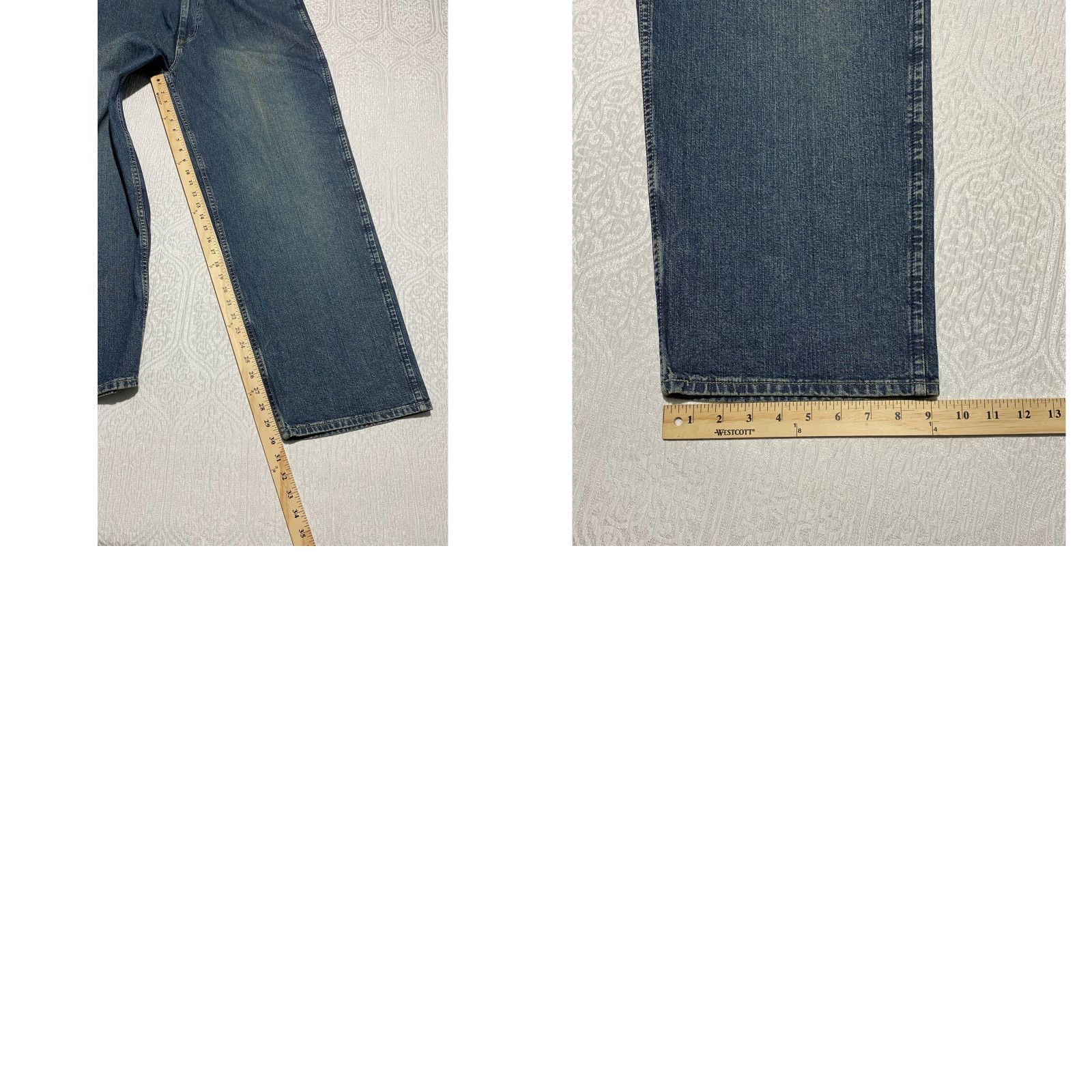 Nautica Nautica Jeans Company Men 38×30 Blue Denim Wide-Leg Jeans Size US 38 / EU 54 - 8 Thumbnail