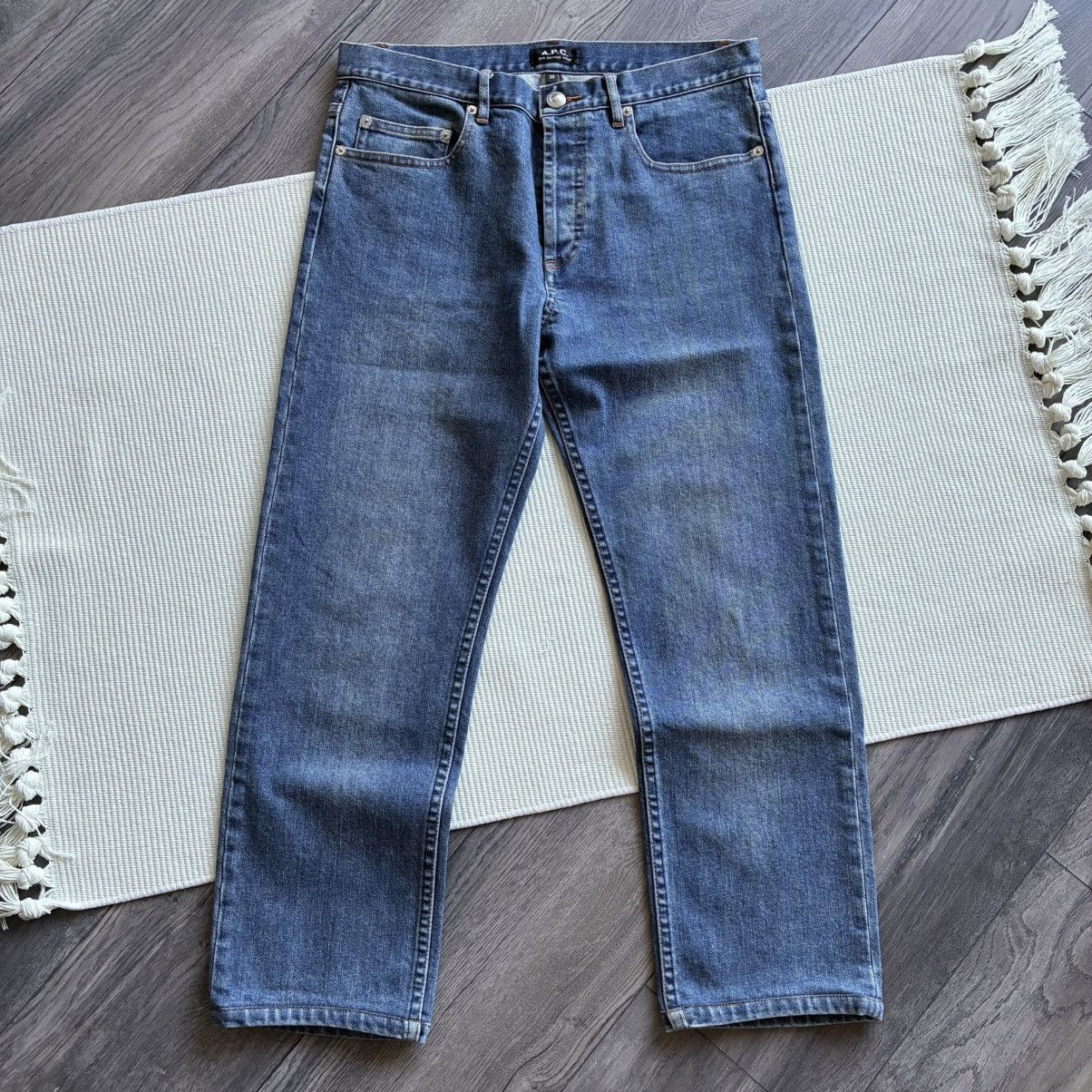 A.P.C. A.P.C. Stonewashed Japanese Denim Blue Jeans Size US 30 / EU 46 - 1 Thumbnail