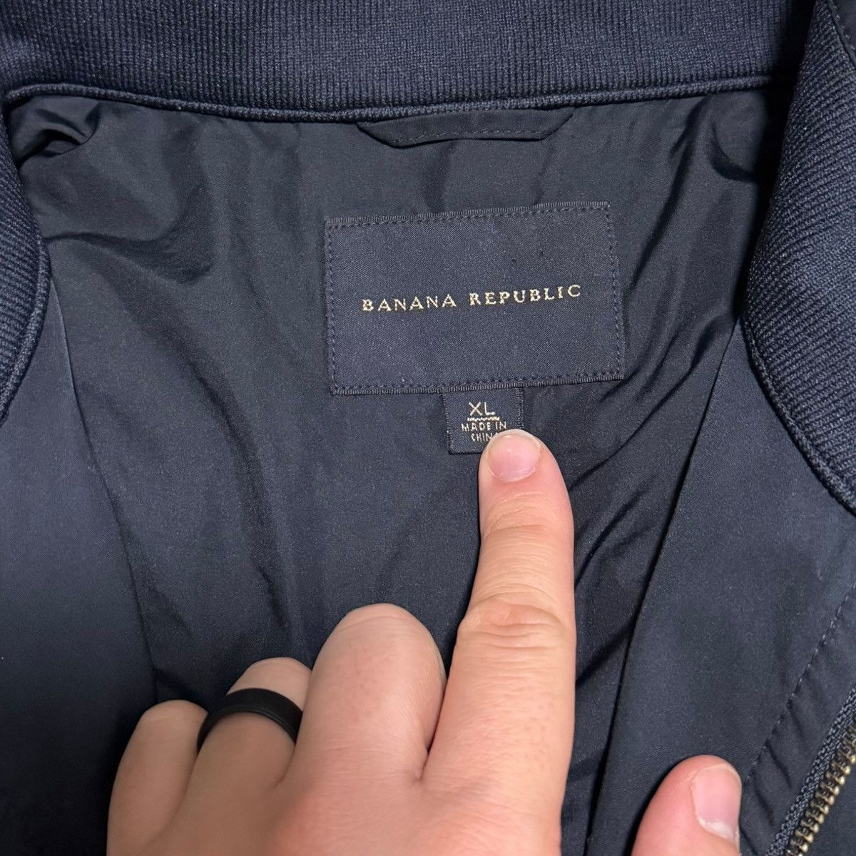 Banana Republic Banana Republic Polyester Lightweight Black Jacket Adult XL Size US XL / EU 56 / 4 - 6 Thumbnail