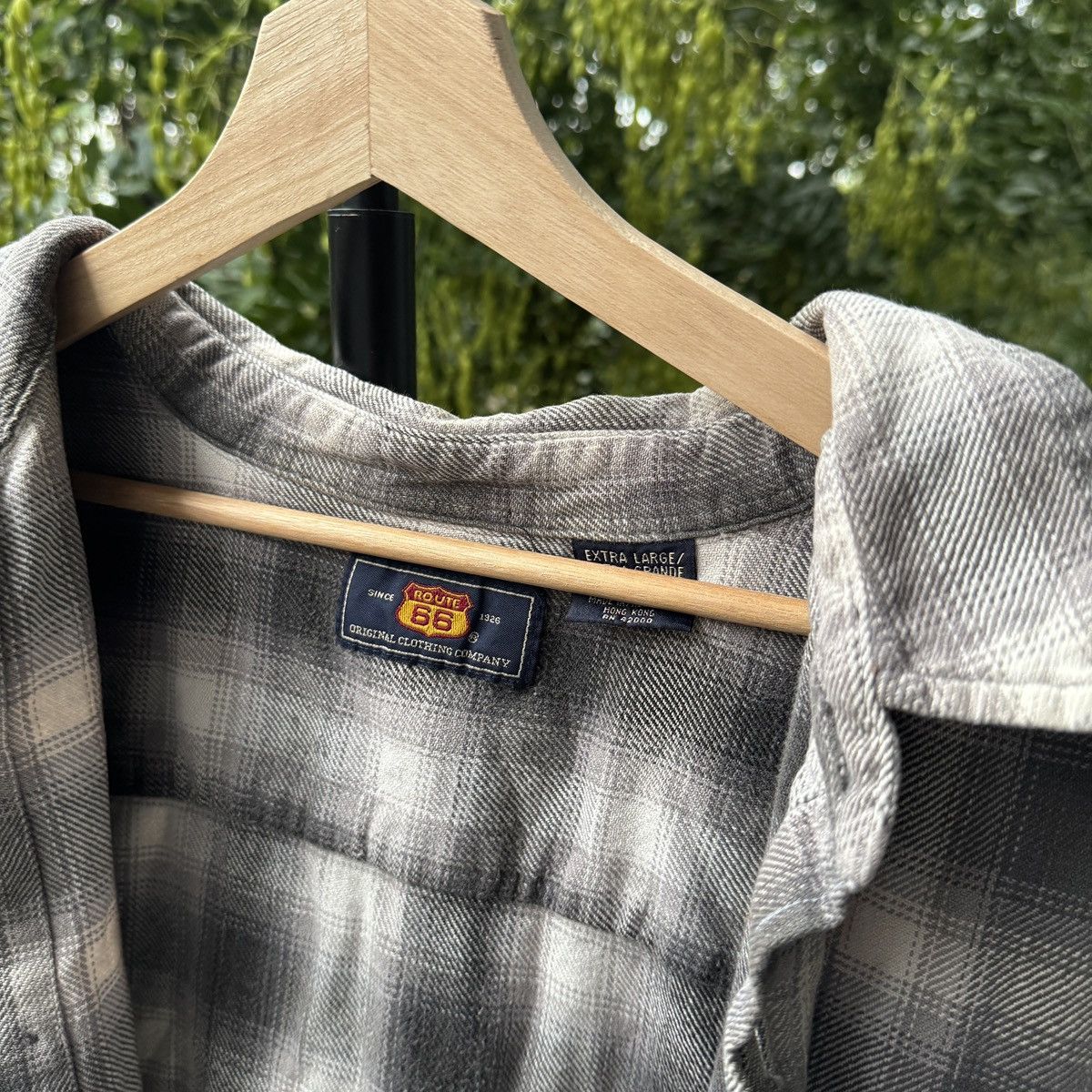 Vintage Faded Shadow Plaid Flannel Shirt ERD Grunge Skater Thrashed Size US XL / EU 56 / 4 - 3 Thumbnail