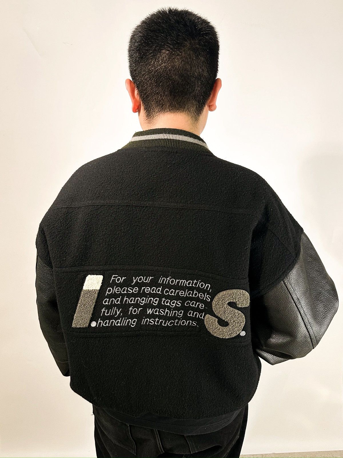 Issey Miyake Issey Miyake I.S. Sport Wool & Lambskin Bomber 🐐 Size US M / EU 48-50 / 2 - 4 Thumbnail