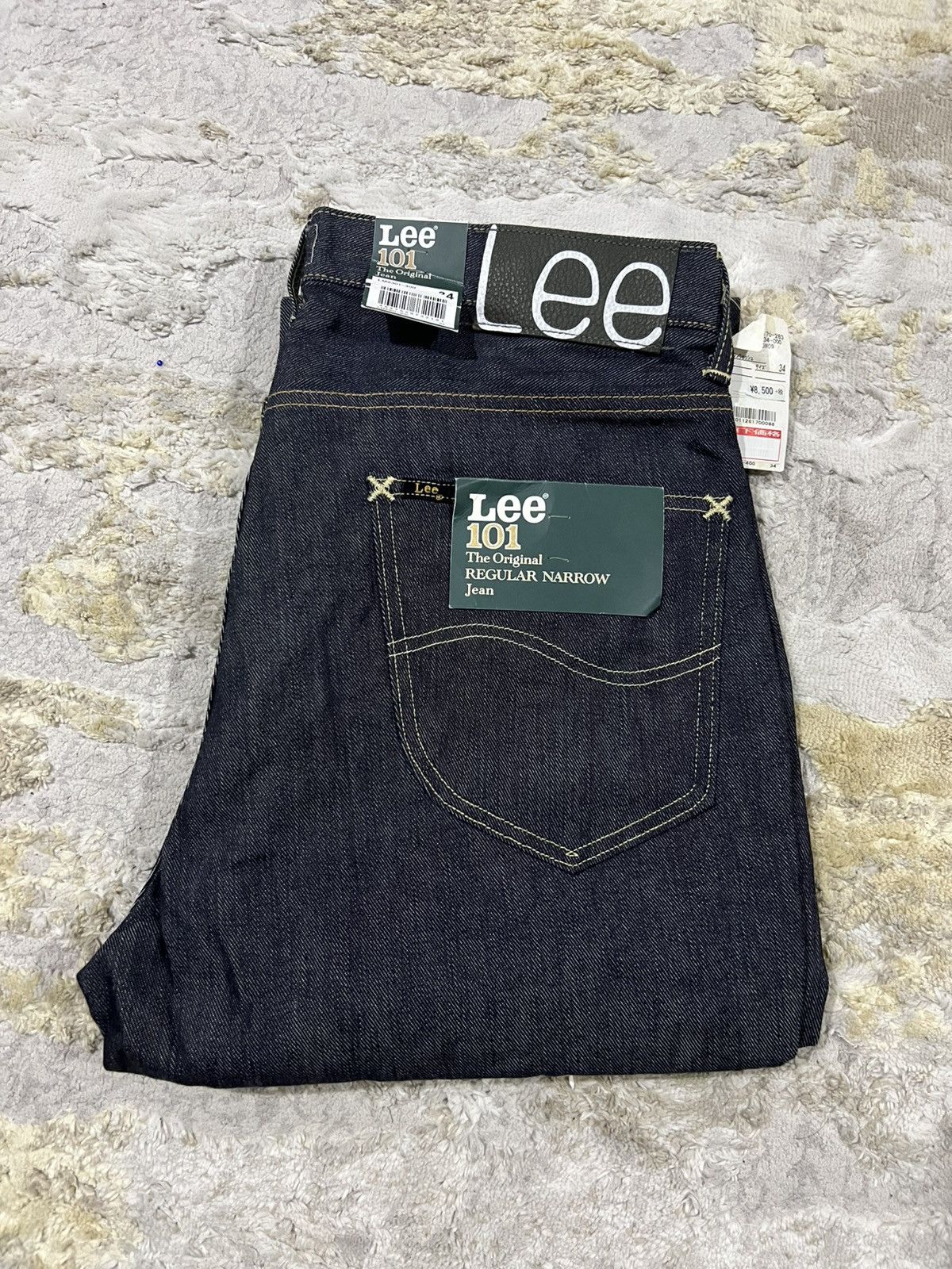 Lee NWT LEE 101 Japan Made JDM The Original Narrow Jeans Denim Size US 34 / EU 50 - 2 Thumbnail