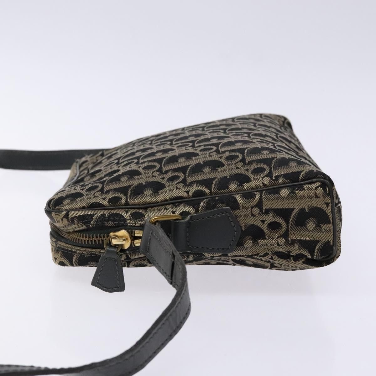 Dior DIOR Trotter Canvas Shoulder Bag Black Gold Size ONE SIZE - 5 Thumbnail