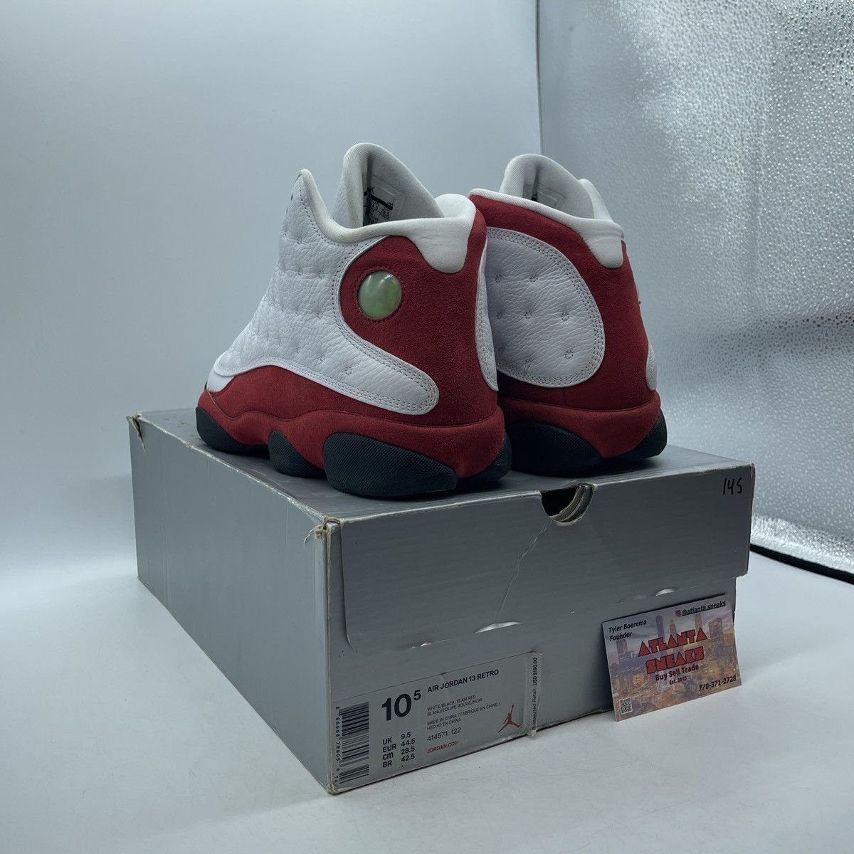 Jordan Brand Air Jordan 13 Chicago Size US 10.5 / EU 43-44 - 4 Thumbnail