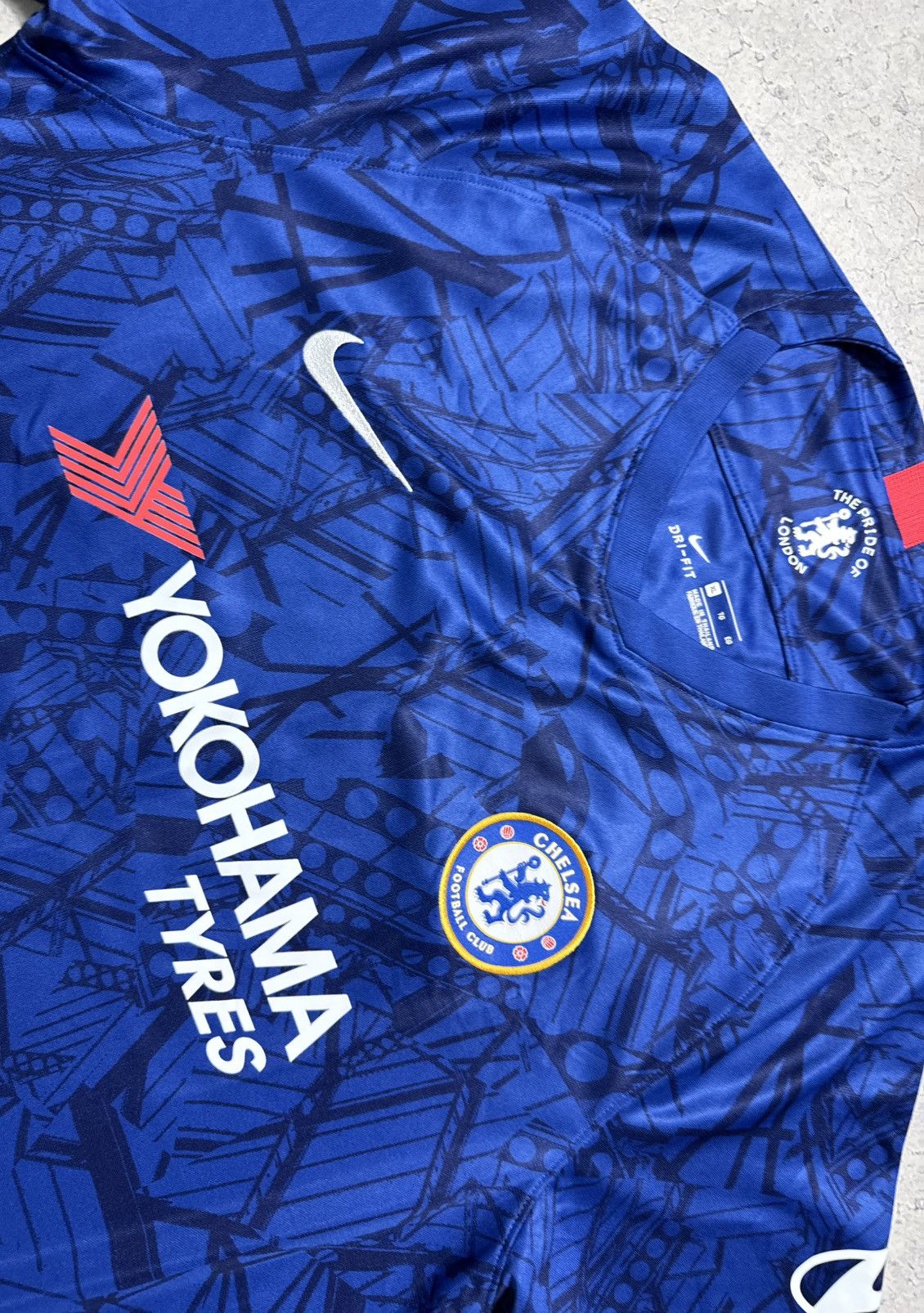 Nike Nike FC Chelsea 2019/2020 Soccer Jersey Blue Size US XL / EU 56 / 4 - 4 Thumbnail