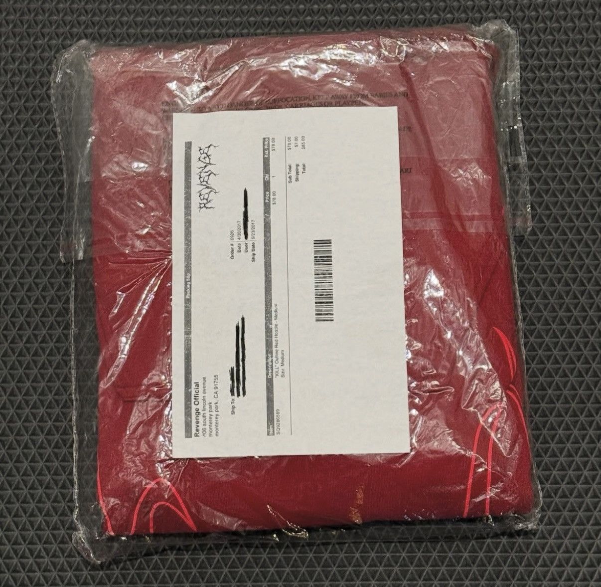 Revenge (DS) (M) Revenge XXXTENTACION Maroon Outline Kill Hoodie Size US M / EU 48-50 / 2 - 2 Thumbnail