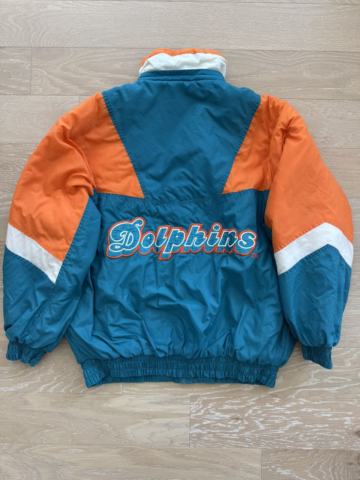 Chalk Line Vintage 90s Miami Dolphins NFL Parka Chalk Line Size US XL / EU 56 / 4 - 1 Thumbnail