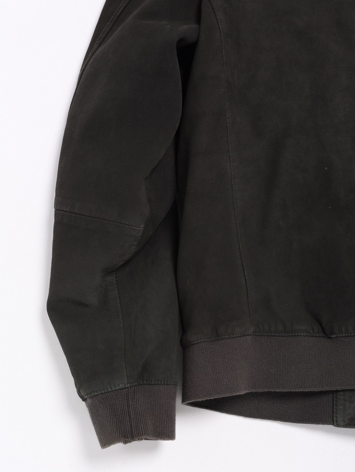 Allsaints Allsaints Suede Sheep Leather Jacket Stones Bomber Dark Gray Size US M / EU 48-50 / 2 - 12 Thumbnail