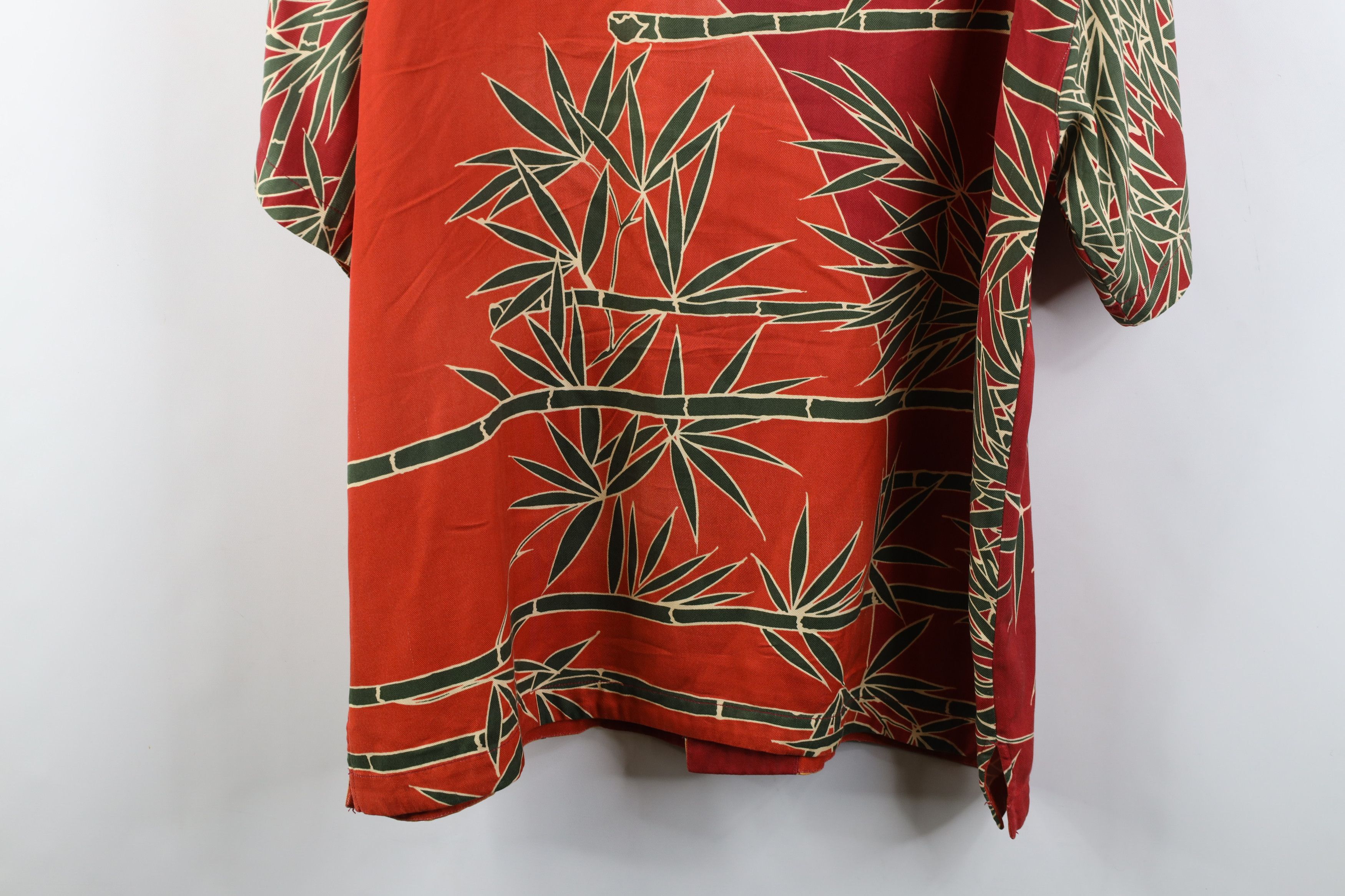 Tommy Bahama Vintage 90s Tommy Bahama Bamboo Looped Collar Button Shirt Size US L / EU 52-54 / 3 - 13 Thumbnail