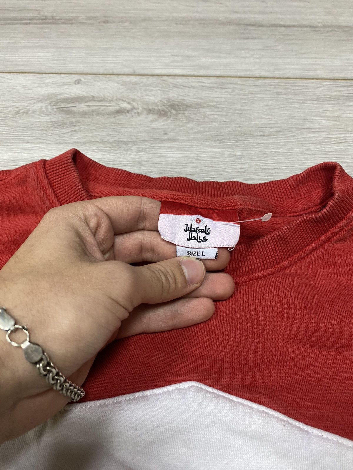Vintage Marlboro Samra vintage big logo sweatshirt cigarette Size US L / EU 52-54 / 3 - 4 Thumbnail