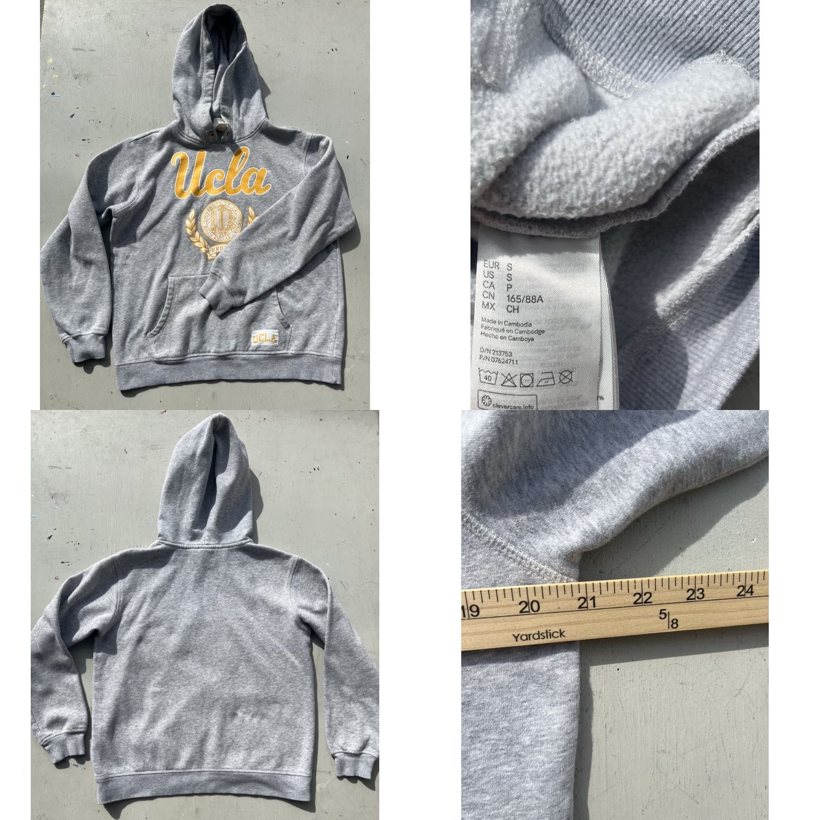 H&M VINTAGE H&M Sweatshirt UCLA University Gray S Men College Active Spell-Out NCAA SOCAL Logo UCLA Men’s Sweatshirt University Theme Pattern Solid Size US S / EU 44-46 / 1 - 8 Thumbnail