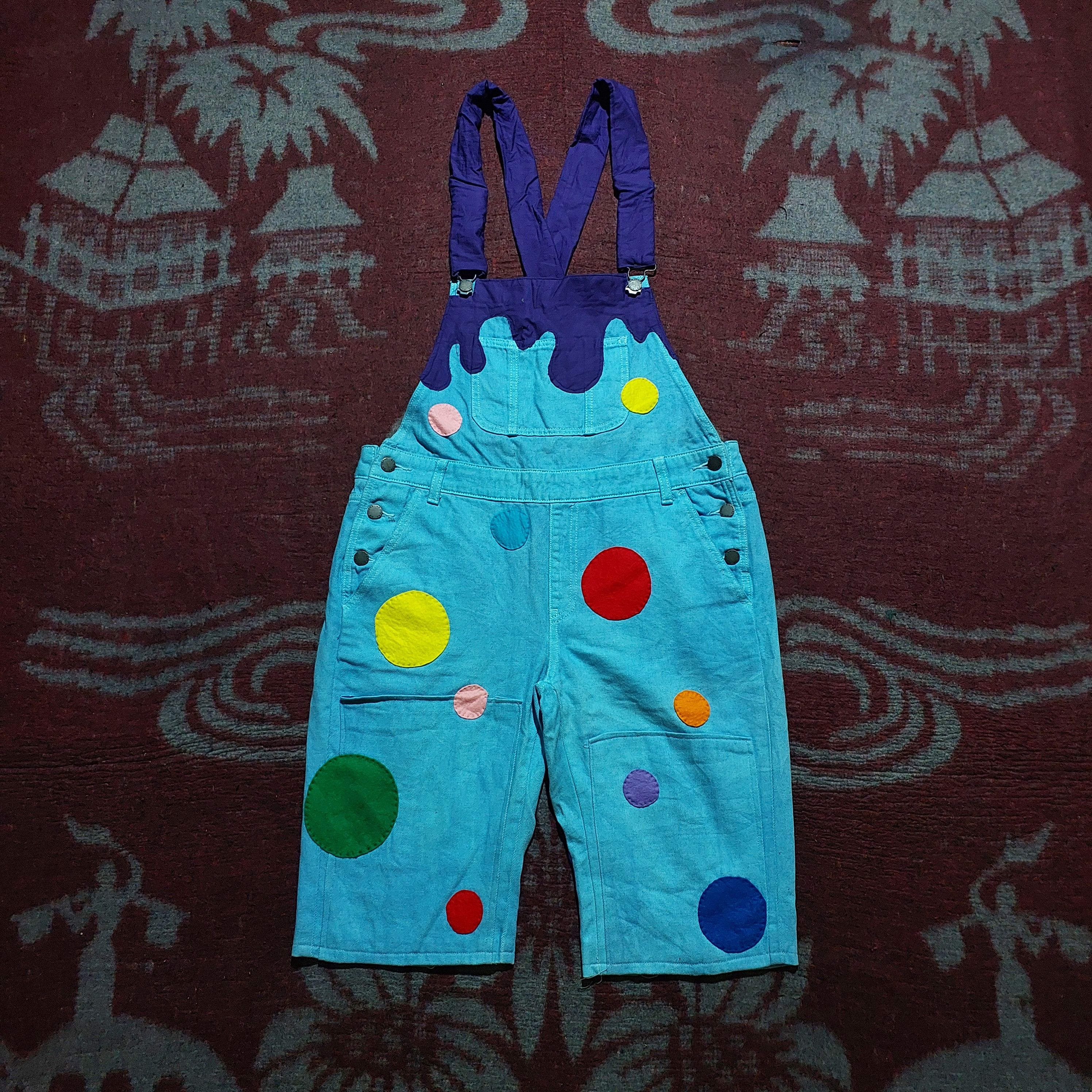GU × Japanese Brand GU polcadot multicolour shorts jumsuits Size 34" / US 12 / IT 48 - 1 Thumbnail