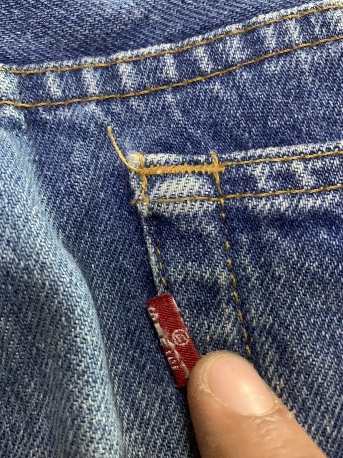 Levi's × Vintage Vintage Levis 501 Bowcut Add Flare Tailor Jeans Size US 29 - 11 Thumbnail