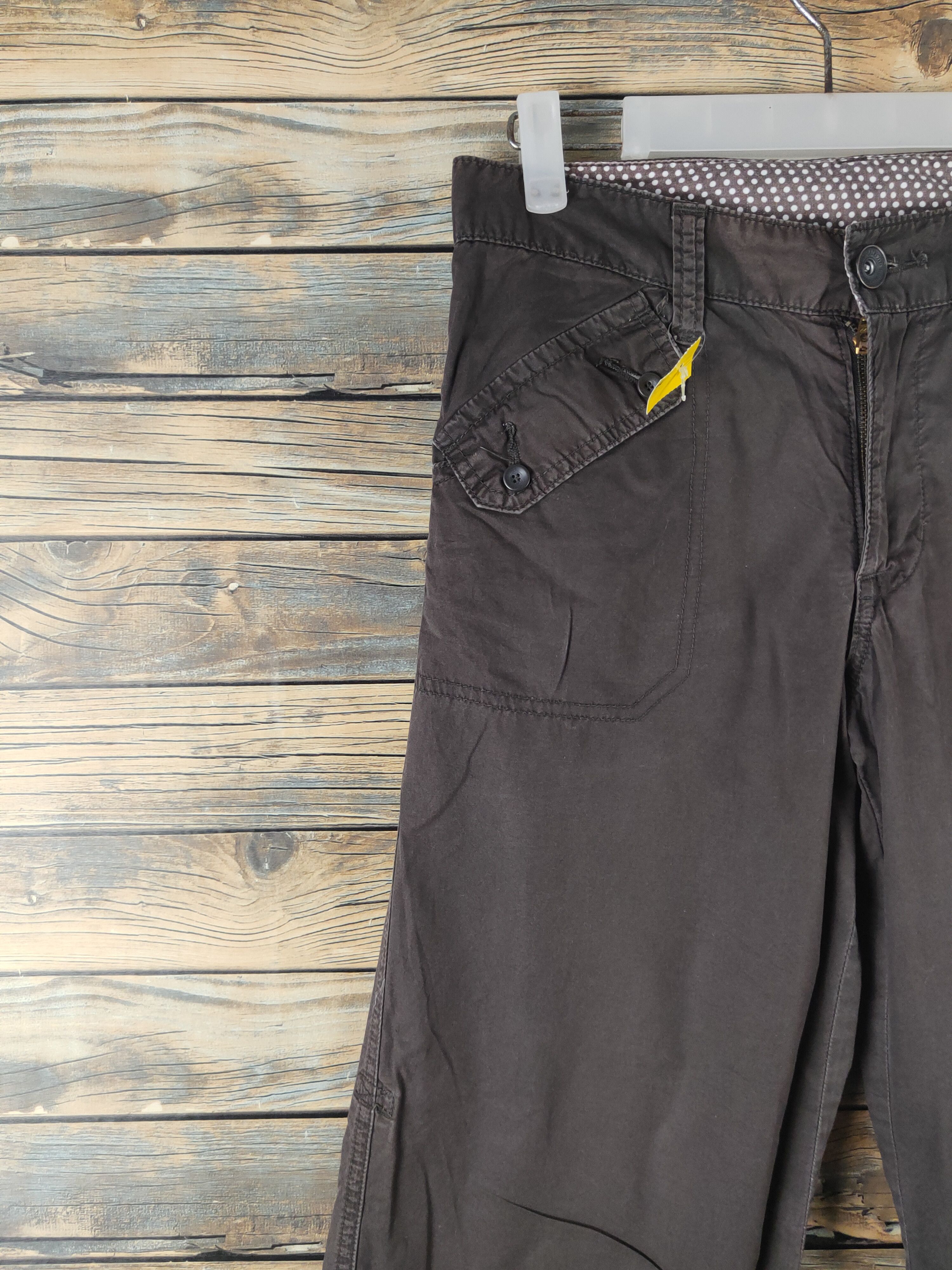 Japanese Brand DL Japanese Brand Brown Multipocket Casual Pants #2667 Size 27" / US 4 / IT 40 - 3 Thumbnail