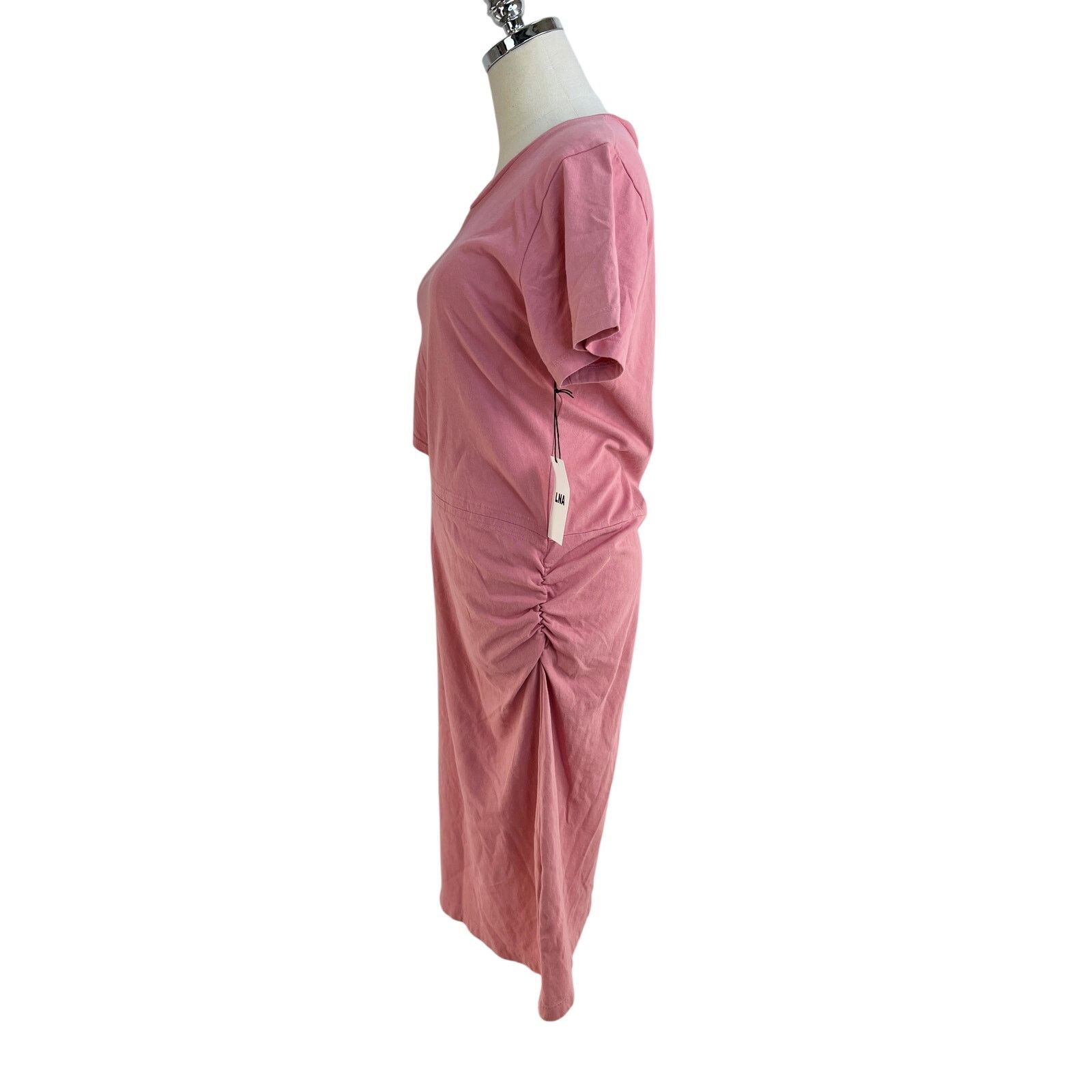 Other LNA Alek Cutout Short Sleeve Dress Pink Size M / US 6-8 / IT 42-44 - 6 Thumbnail