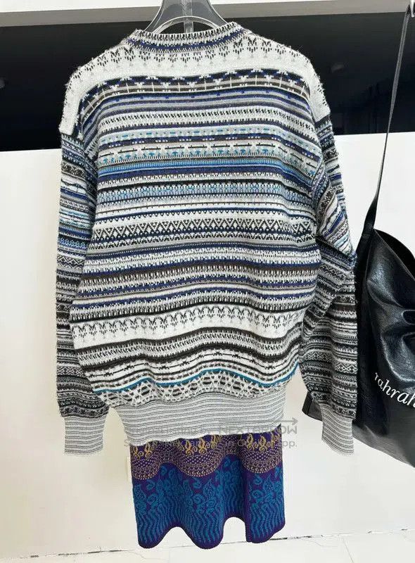 Kenzo KENZO Colorful Wool Pullover Sweater for Women . Size XXS / US 00 / IT 34 - 7 Thumbnail