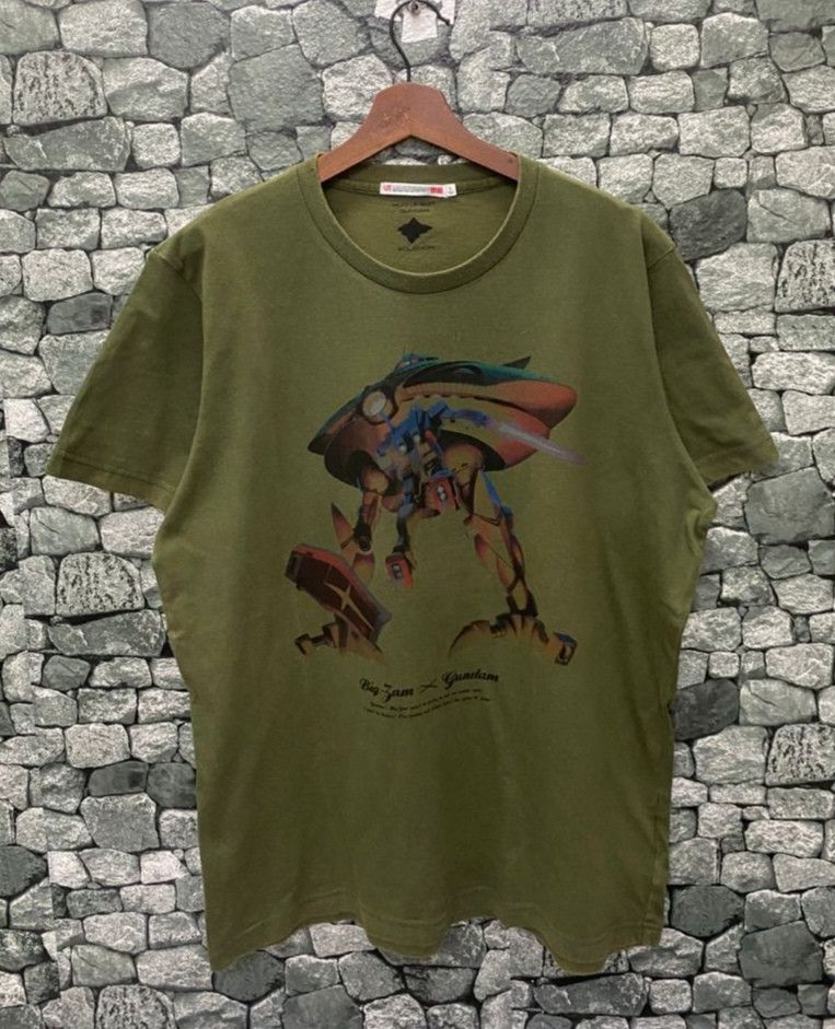 Anime Vintage Big Zam x Gundam Uniglo Anime Tshirt Size US L / EU 52-54 / 3 - 1 Thumbnail