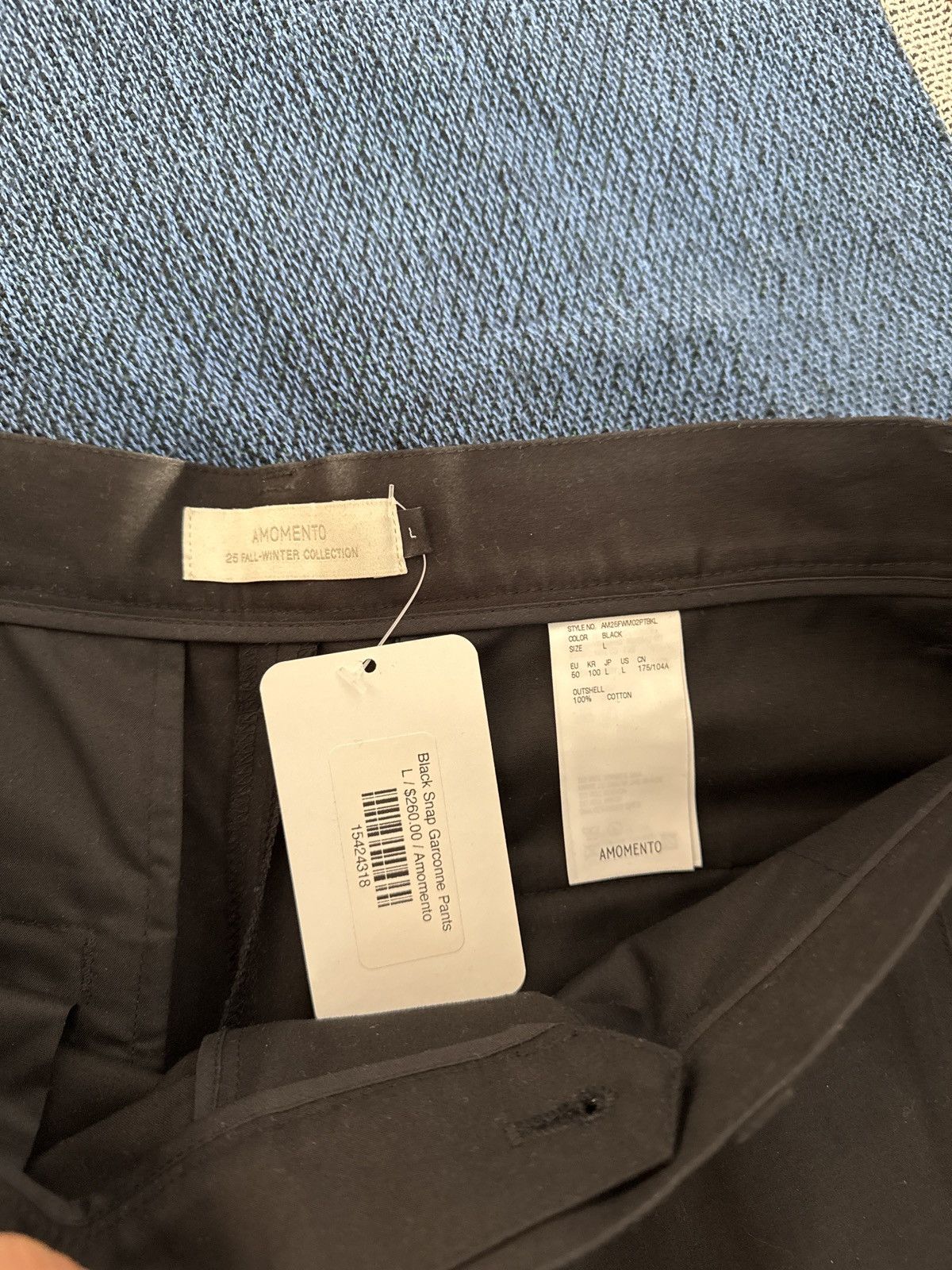 AMOMENTO AMOMENTO Mens Snap Garconne Pants Size US 32 / EU 48 - 11 Thumbnail