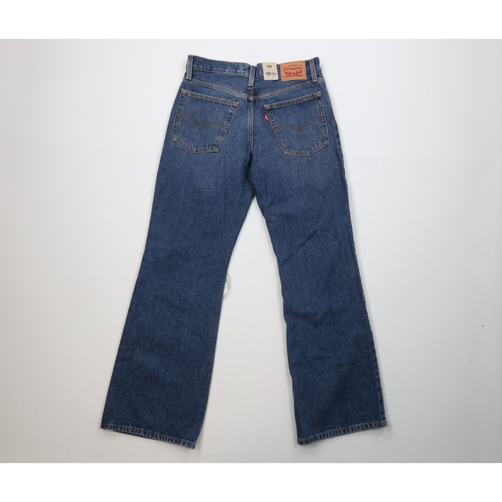 Levi's Deadstock New Levis 94 Baggy Bootcut Wide Leg Jeans Size 27" / US 4 / IT 40 - 9 Thumbnail