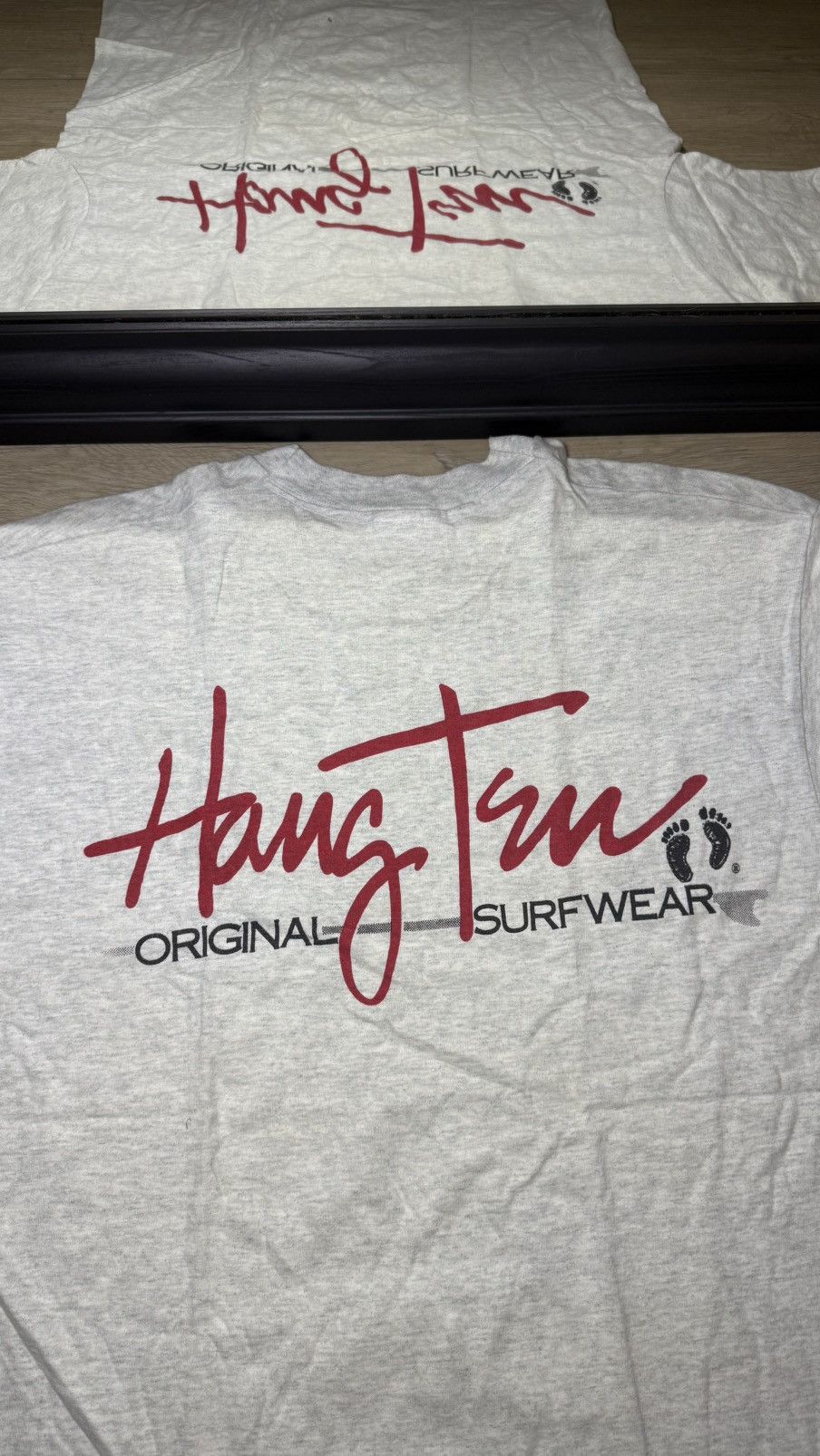 Hang Ten Vintage / Y2K 1990s Hang Ten SpellOut Logo Shirt Size US XL / EU 56 / 4 - 2 Thumbnail