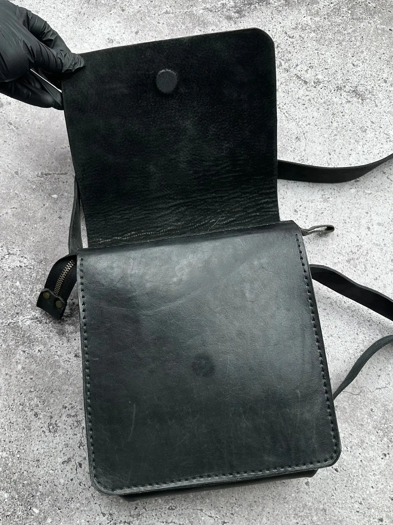 Japanese Brand Vintage Leather Bag C482(V187) Size ONE SIZE - 5 Thumbnail