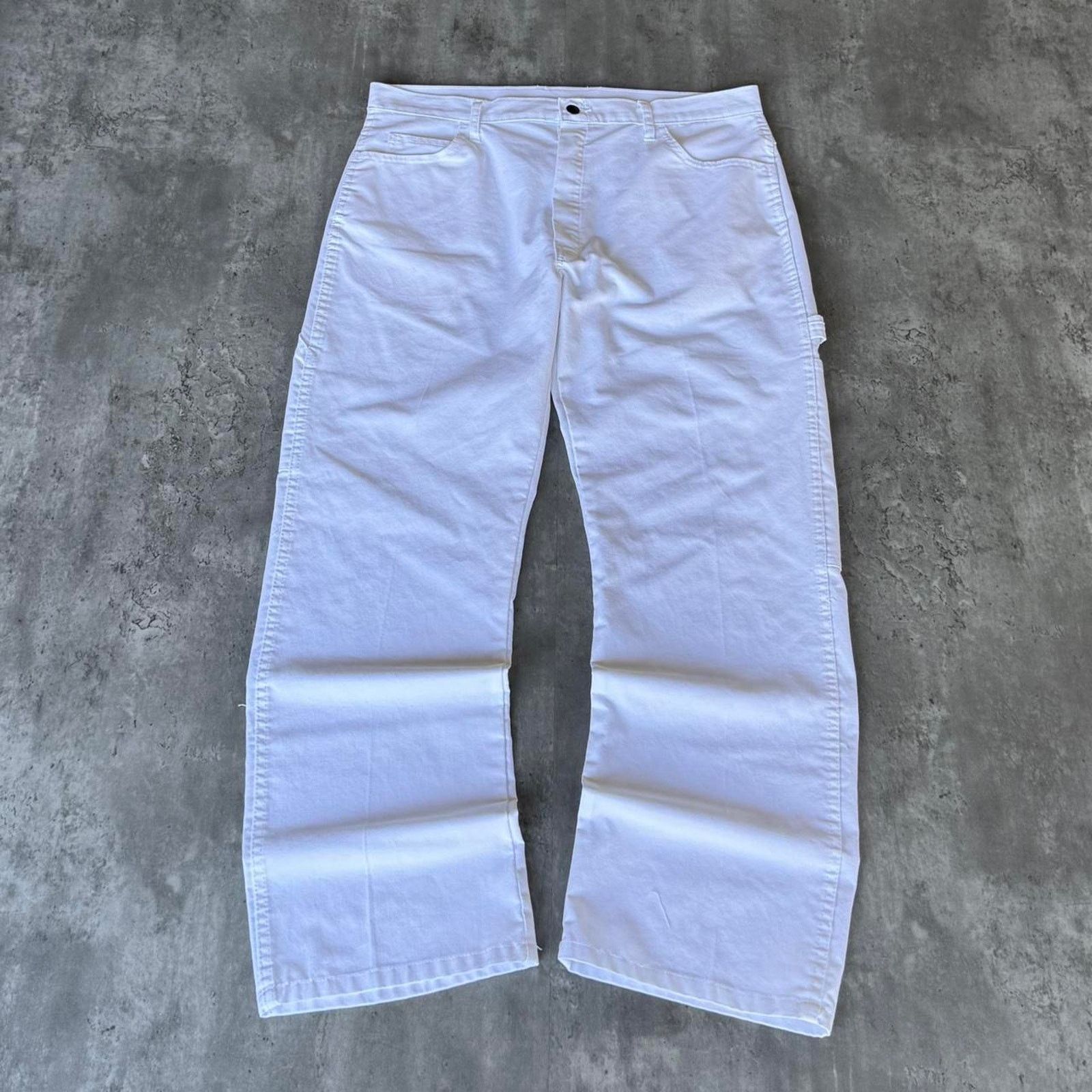 Carhartt × Vintage Crazy Y2K Carhartt Style Baggy Carpenter Skater Grunge Pant Size US 37 - 2 Thumbnail