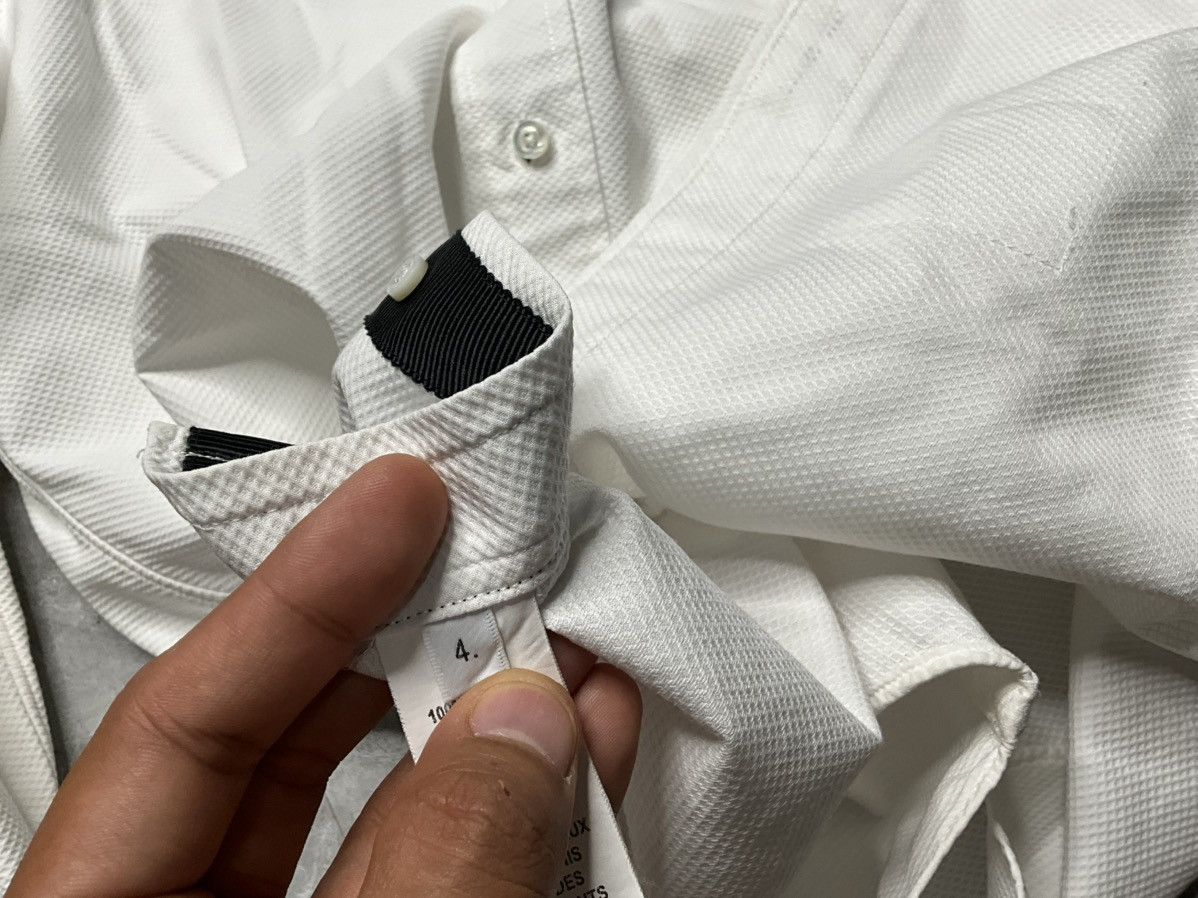 Thom Browne OG Thom Browne Grossgrain Placket textured cotton Shirt Size US XL / EU 56 / 4 - 11 Thumbnail