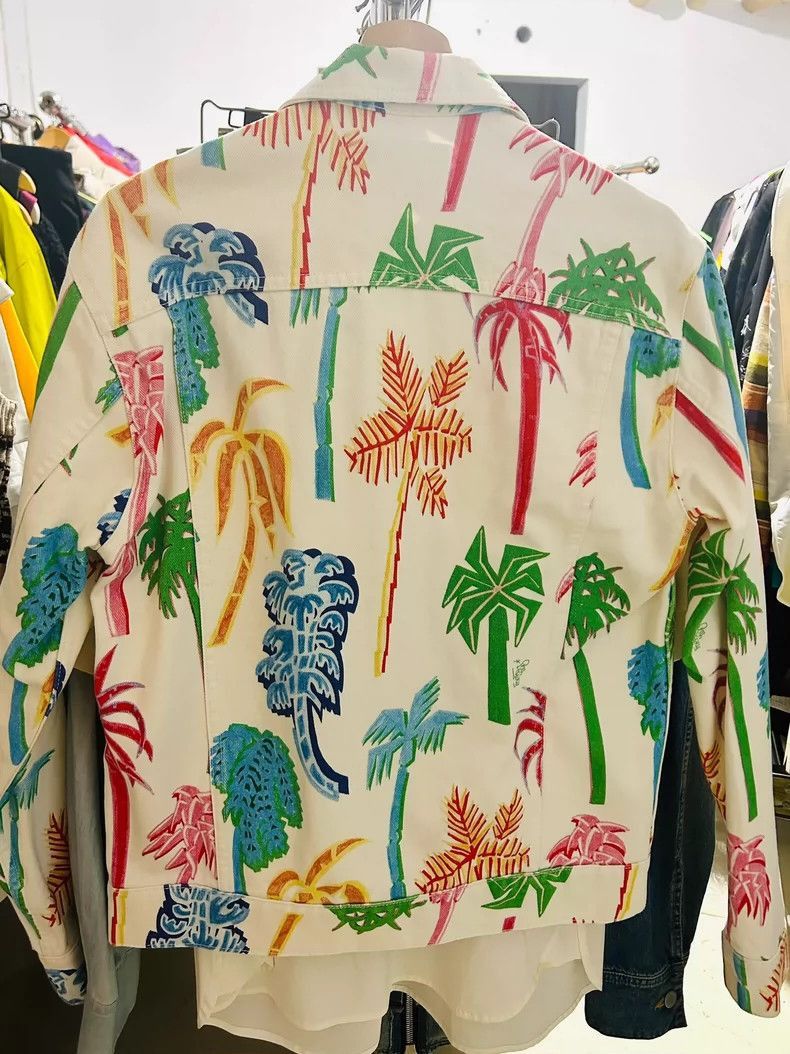 Our Legacy Our Legacy Our Legacy Palm Tree Zip Denim Jacket-2507 Size US XL / EU 56 / 4 - 2 Thumbnail