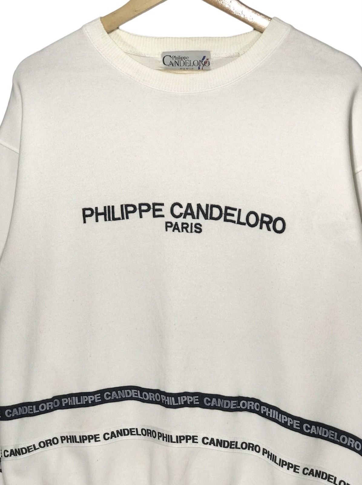 Designer × Japanese Brand × Vintage Vintage Philippe Candeloro Paris Sweatshirt Size L / US 10 / IT 46 - 5 Thumbnail