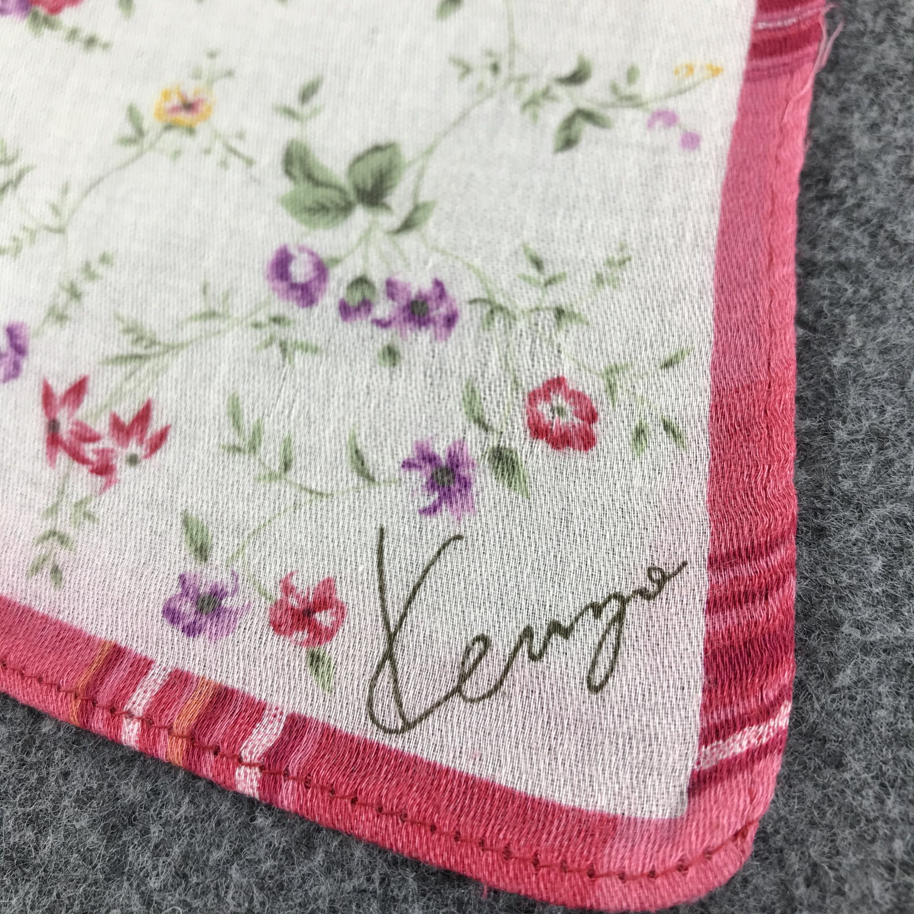 Kenzo × Vintage Kenzo Handkerchief Neckerchief Bandana H105 Size ONE SIZE - 4 Thumbnail