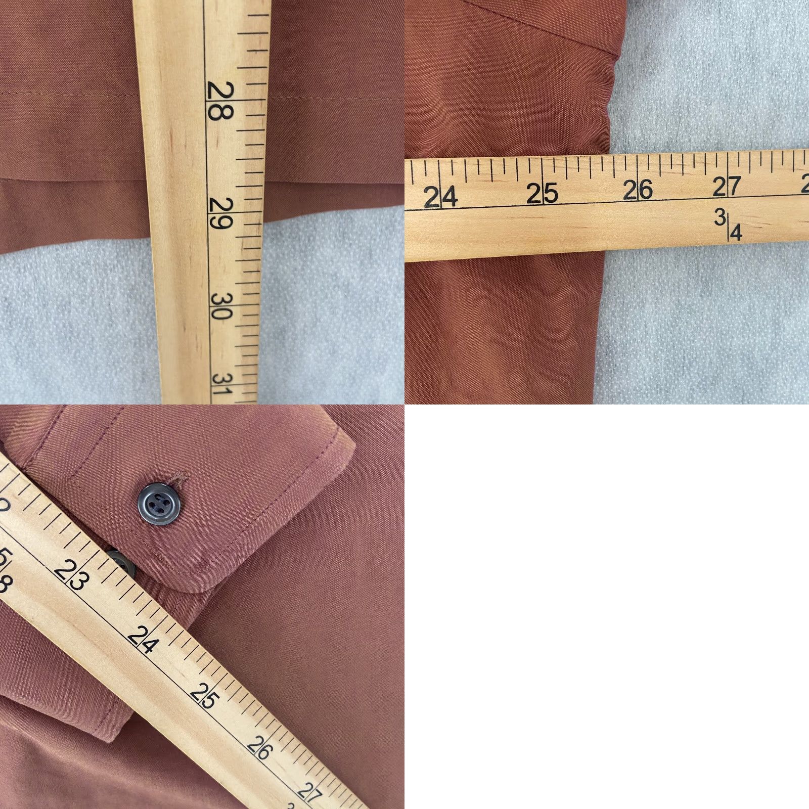 Hugo Boss HUGO BOSS Shirt Adult 17 34/35 Button-Up Long Sleeve Color Shift Orange Yellow Casual Mens Regular size 17 Color Shift Size US XL / EU 56 / 4 - 8 Thumbnail