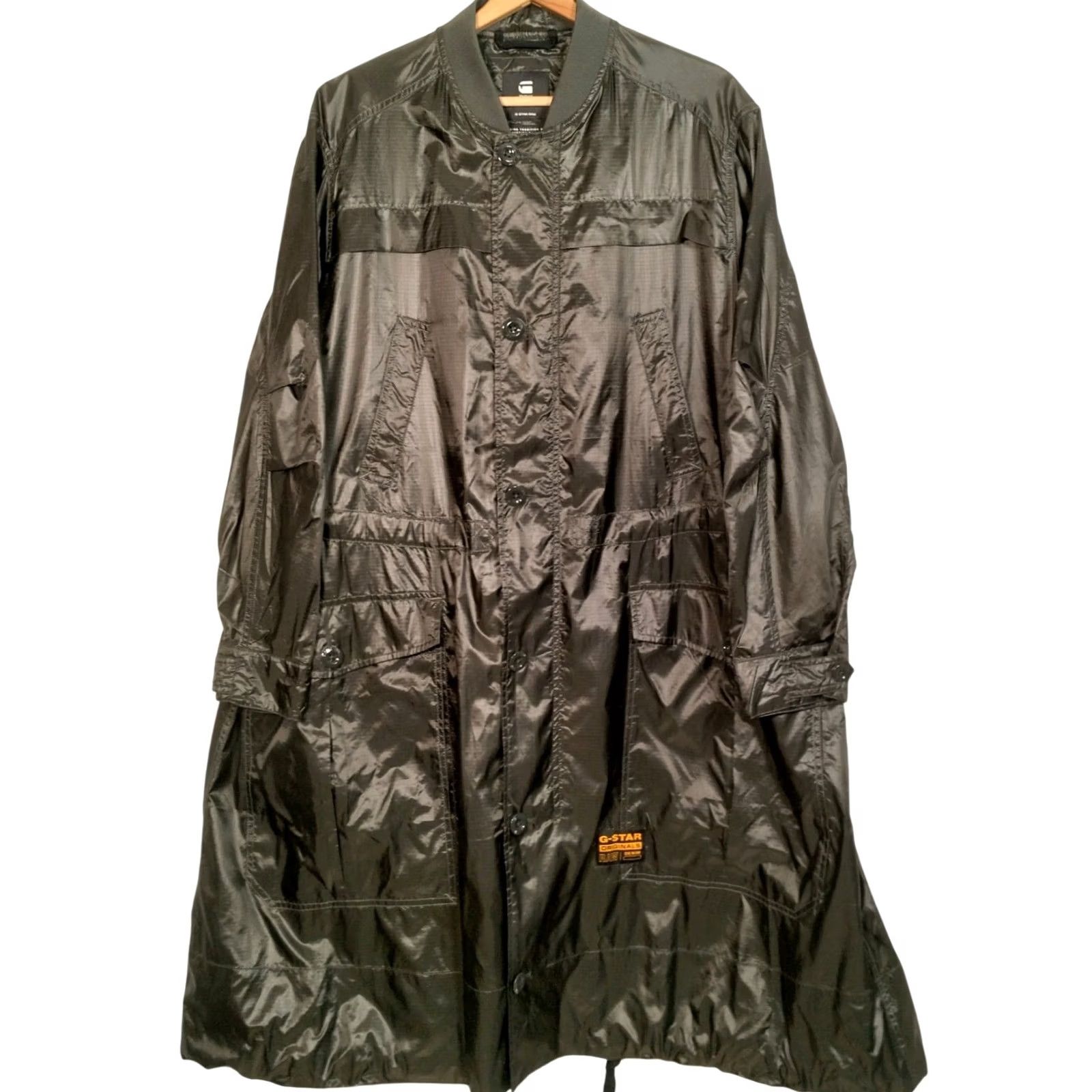 G-Star G Star Raw Original Ultra Light Weight Parka Trench Jacket L Rip Stop Streetwear Womens Long Size L / US 10 / IT 46 - 3 Thumbnail