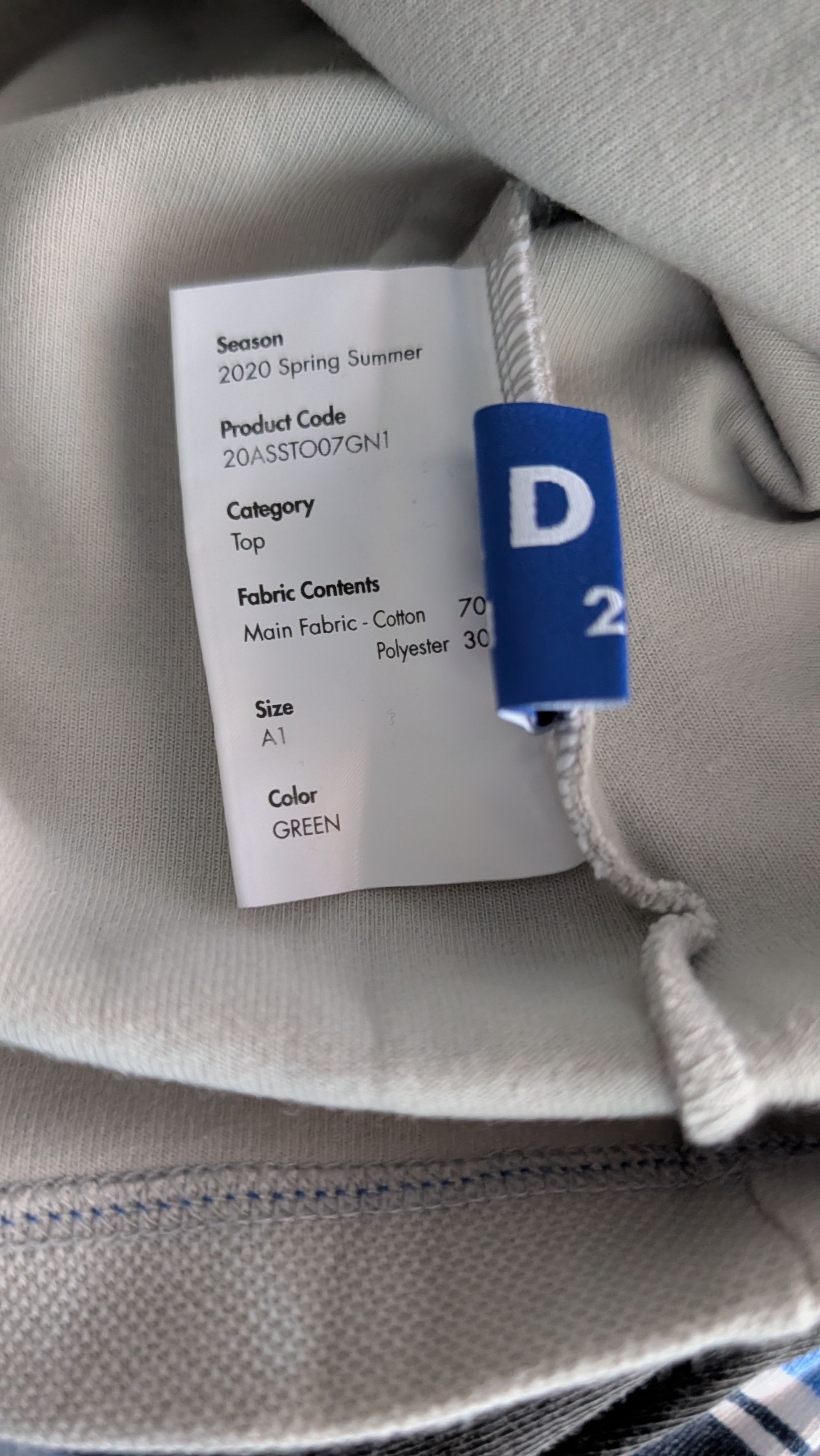 Ader Error Ader error off center collar tee Size US M / EU 48-50 / 2 - 3 Thumbnail