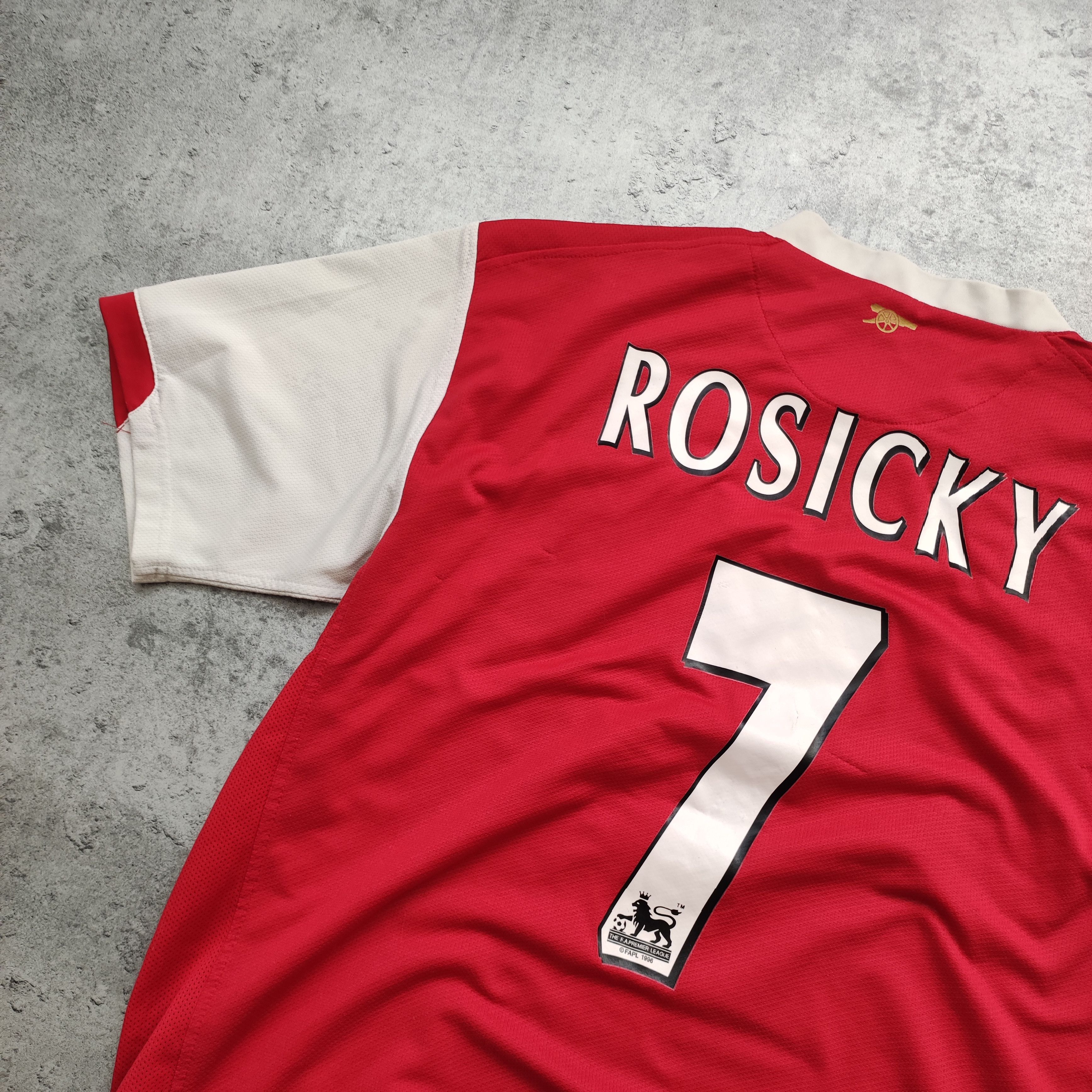 Nike × Vintage Vintage RARE Nike #7 Thomas Rosicky 2006 Home Jersey Size US XL / EU 56 / 4 - 11 Thumbnail
