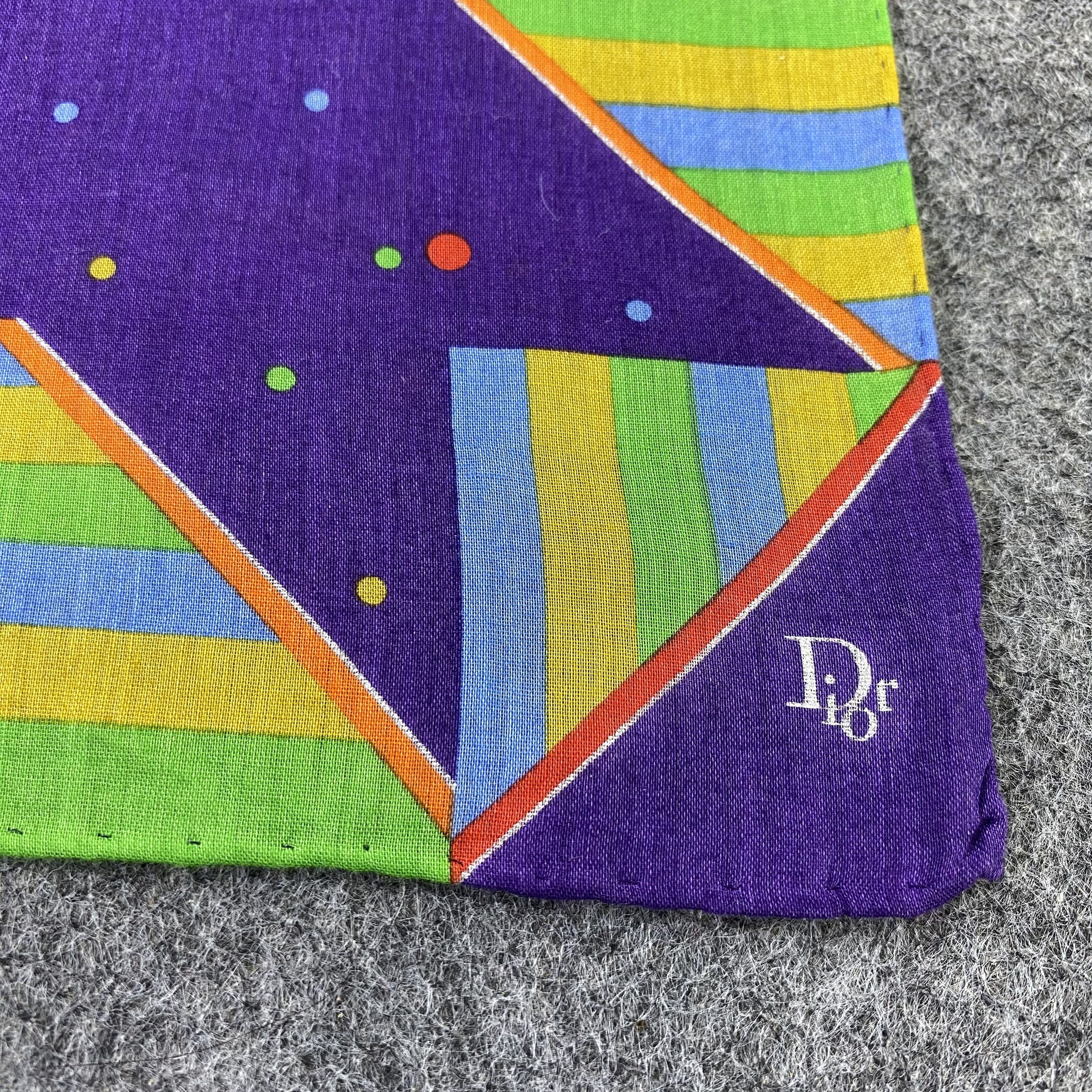 Designer Dior Handkerchief / Bandana / Neckerchief-B632 Size ONE SIZE - 5 Thumbnail