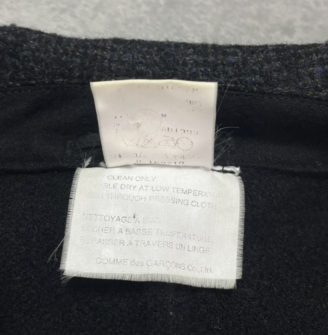 Comme des Garcons Homme Plus AW1998 Back Detail Wool Overcoat Coat Size US M / EU 48-50 / 2 - 5 Thumbnail