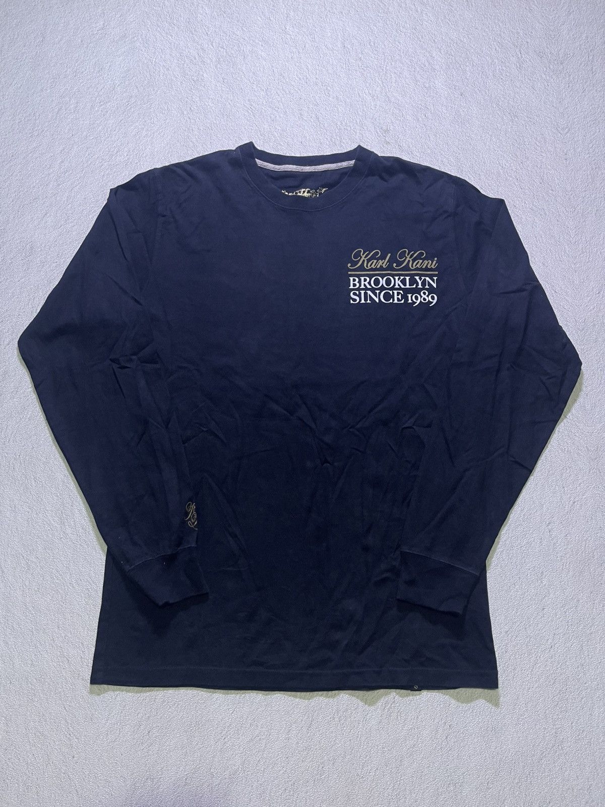 Japanese Brand Y2K KARL KANI long sleeve tshirt Size US M / EU 48-50 / 2 - 4 Thumbnail