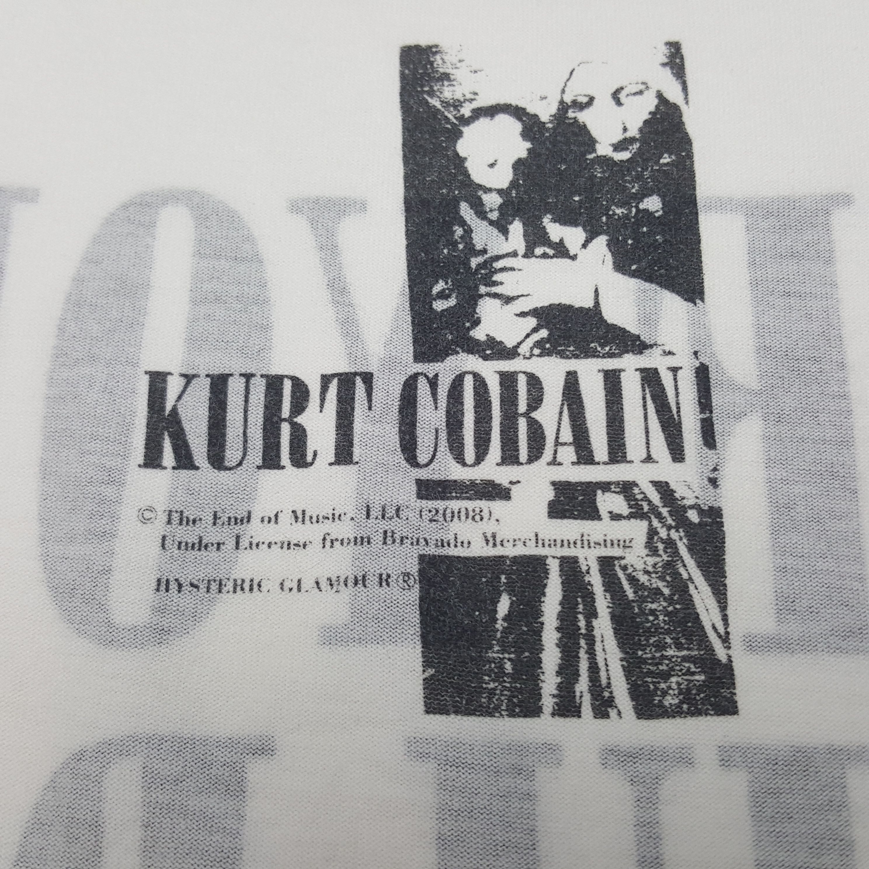 Hysteric Glamour × Vintage Vintage Hysteric Glamour X Kurt Cobain Grunge Tshirt C276N34 Size US S / EU 44-46 / 1 - 6 Thumbnail