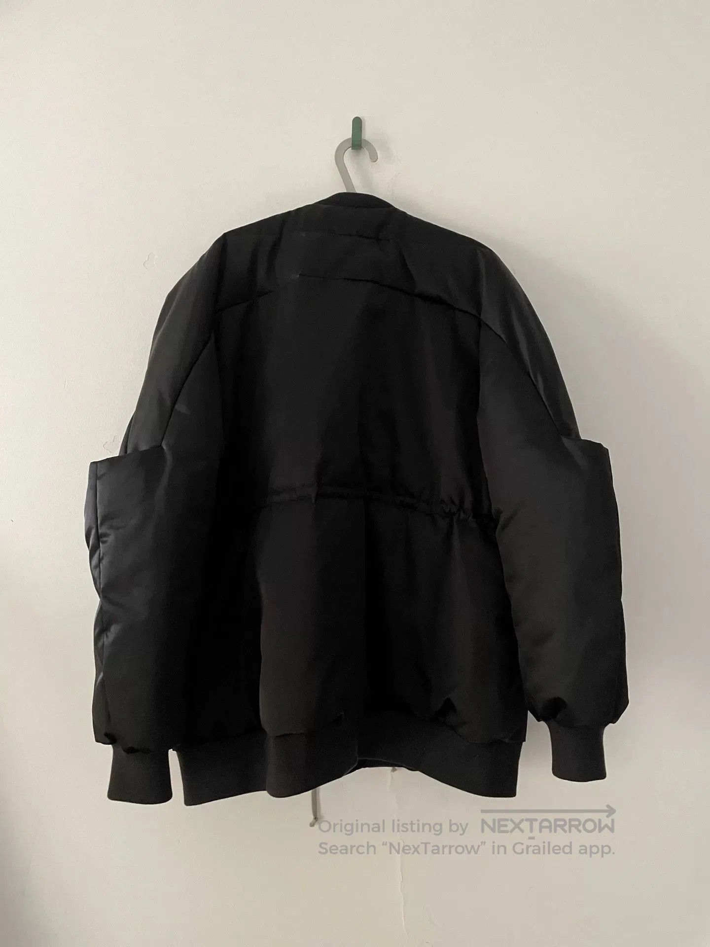 Rick Owens oversized black puffer jacket with waist tie. Size US L / EU 52-54 / 3 - 3 Thumbnail