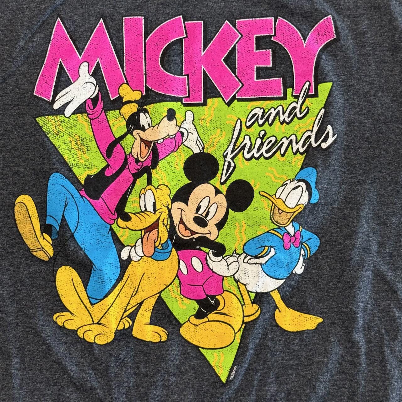 Fruit Of The Loom VTG 90s Mickey & Friends Neon Tee Fruit of the Loom Adult L Size US L / EU 52-54 / 3 - 2 Thumbnail